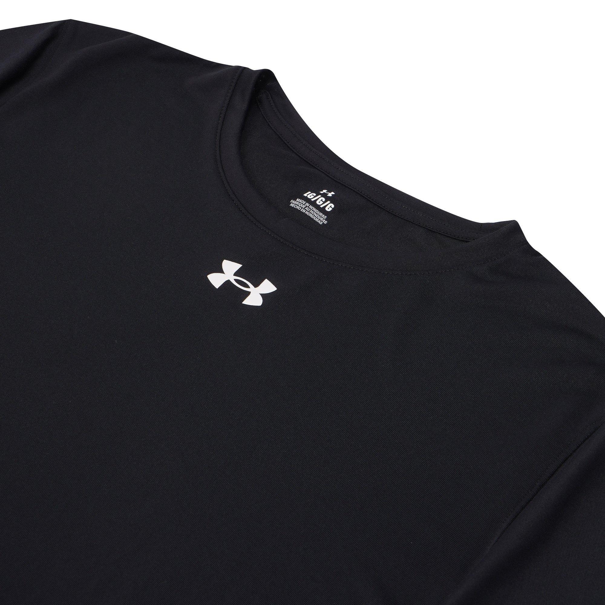 Black/White - Under Armour - Men's Team Tech Long Sleeve T-Shirt - 6