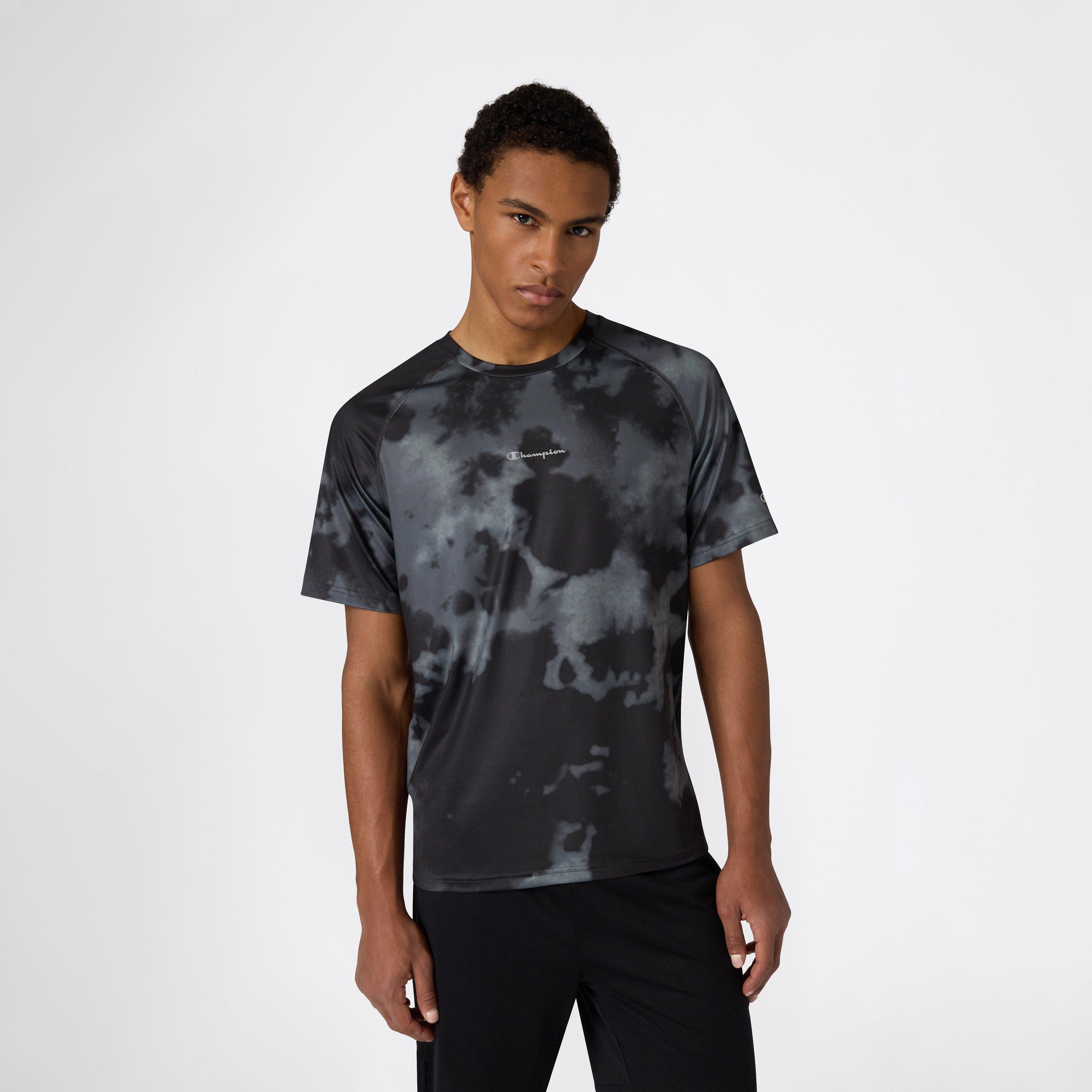 Black - Champion - Men's Short Sleeve Performance Gym Top - 2