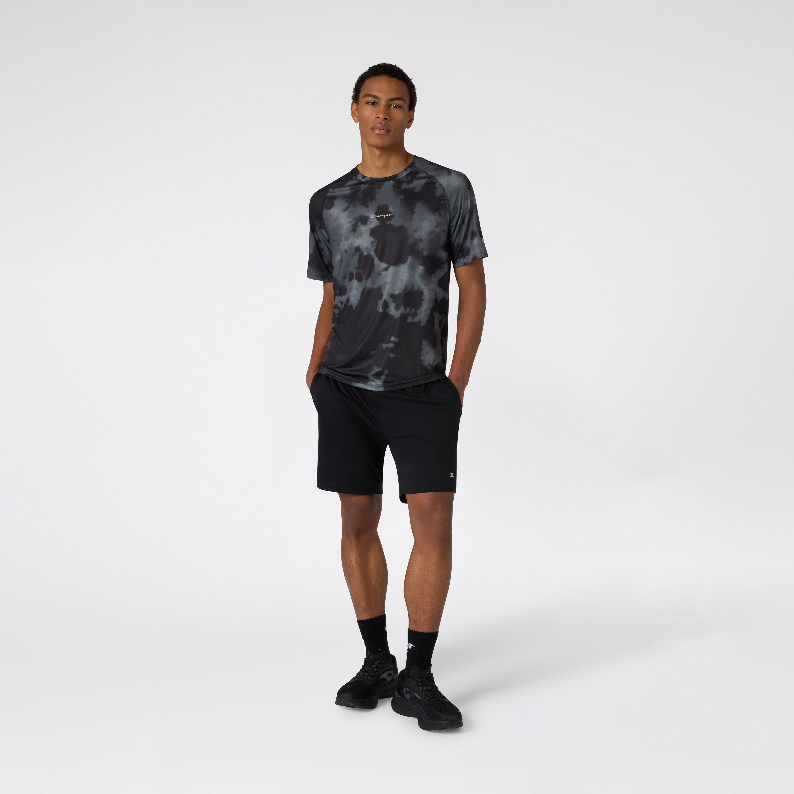 Black - Champion - Men's Short Sleeve Performance Gym Top - 5