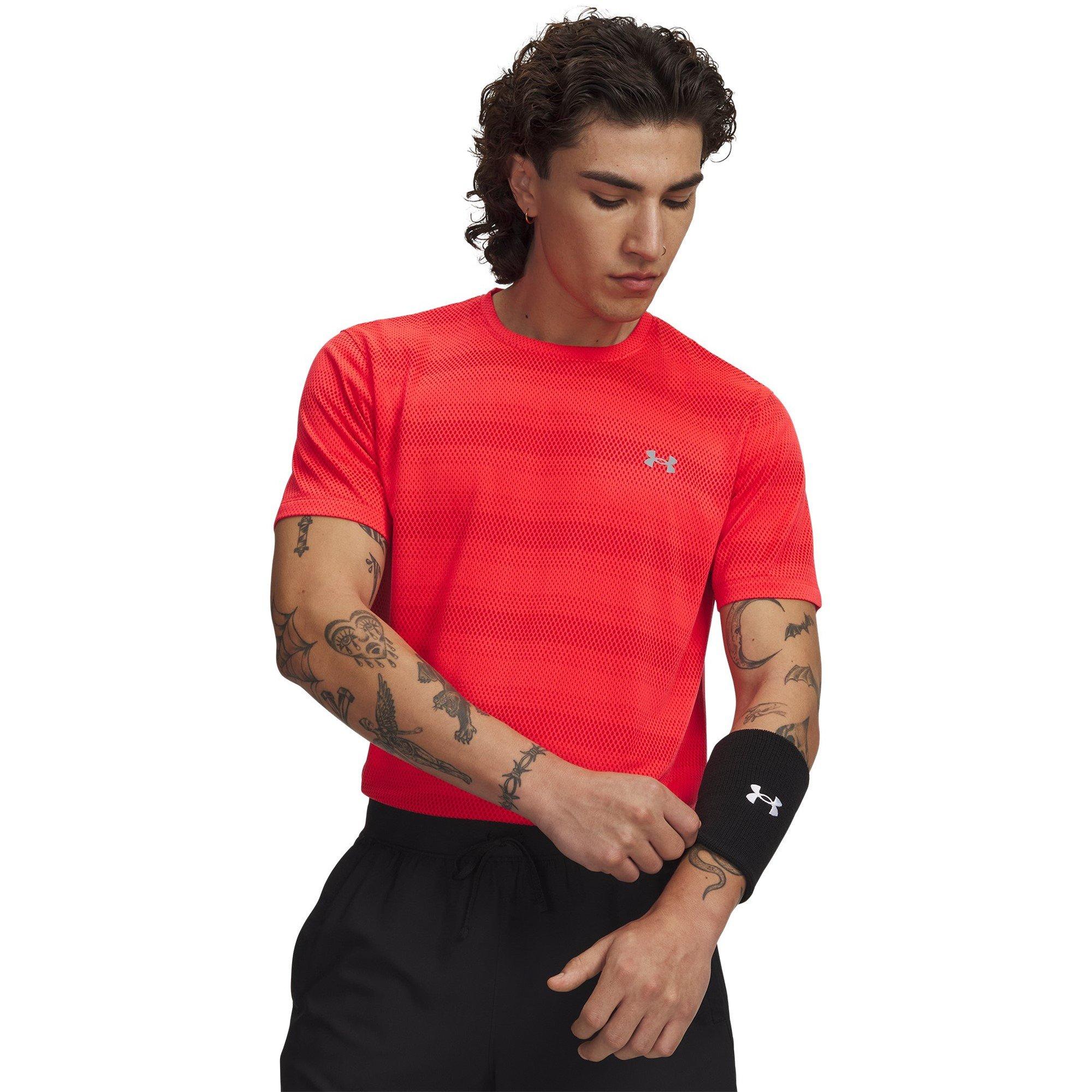 Under Armour Men's Ua Velociti Short Sleeve - Red/Reflective - L