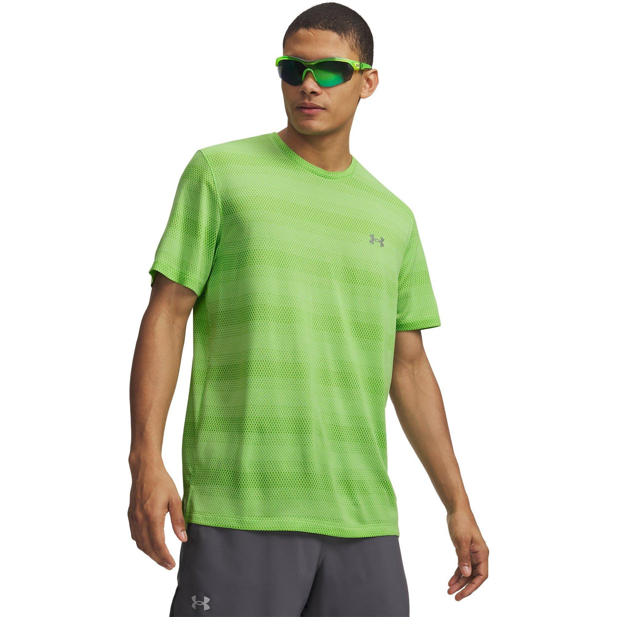 Under Armour Men's Ua Velociti Short Sleeve - Lumos Lime/Refl - XL