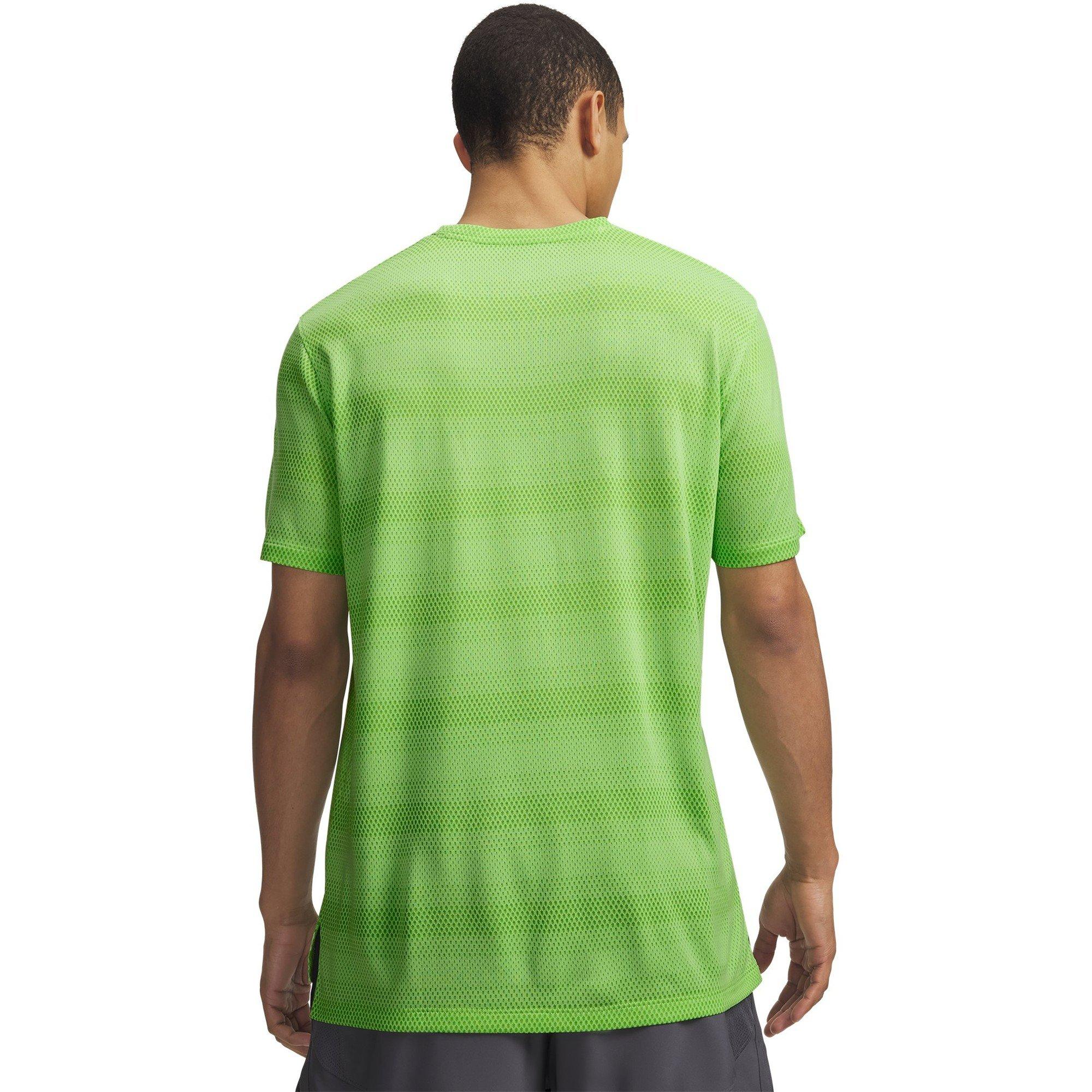 Lumos Lime/Refl - Under Armour - UA Velociti Mens Short Sleeve - 2