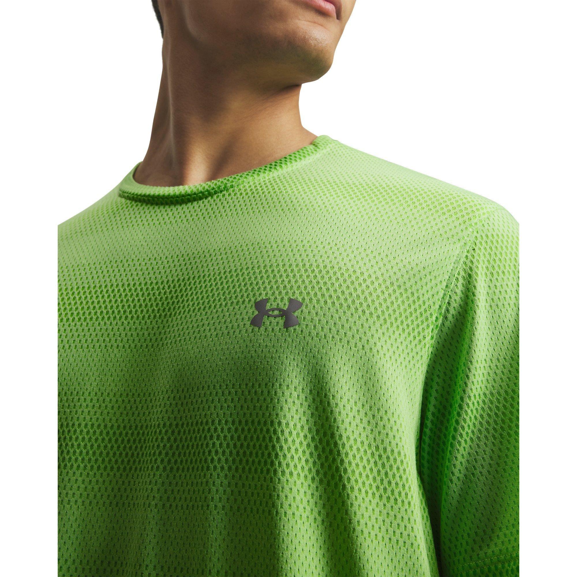 Lumos Lime/Refl - Under Armour - UA Velociti Mens Short Sleeve - 3