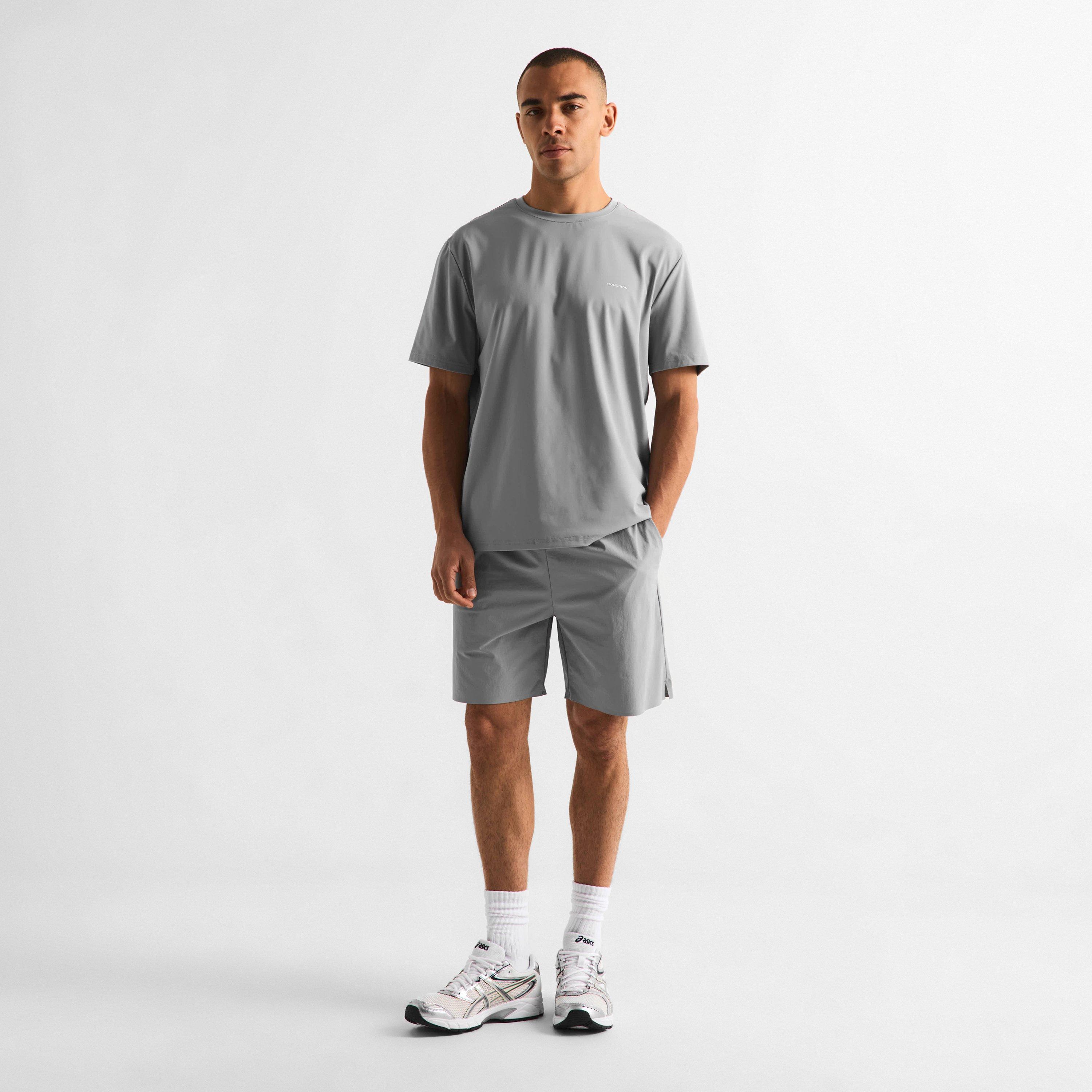 Mid Grey - Condition - Men's Everyday Tee Short Sleeve Performance Gym Top - 6