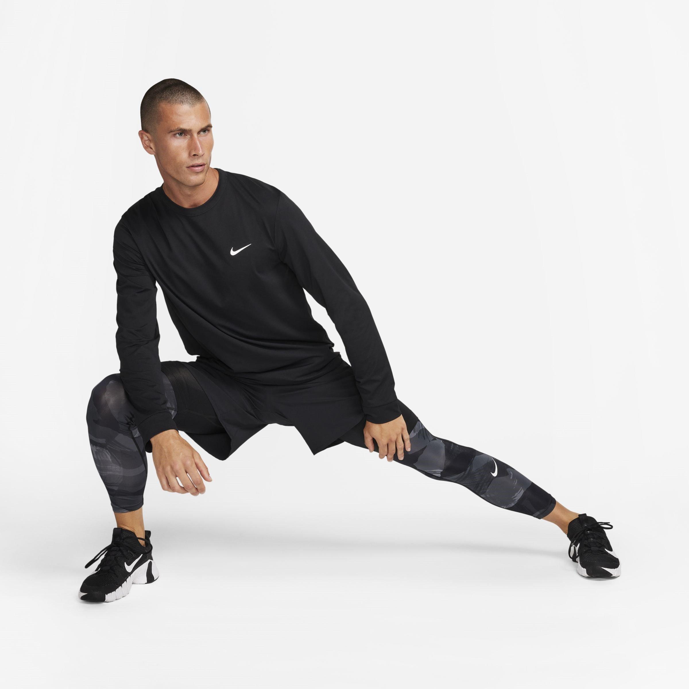 Black/White - Nike - Nike Hyverse Ls Tee Sn61 - 4