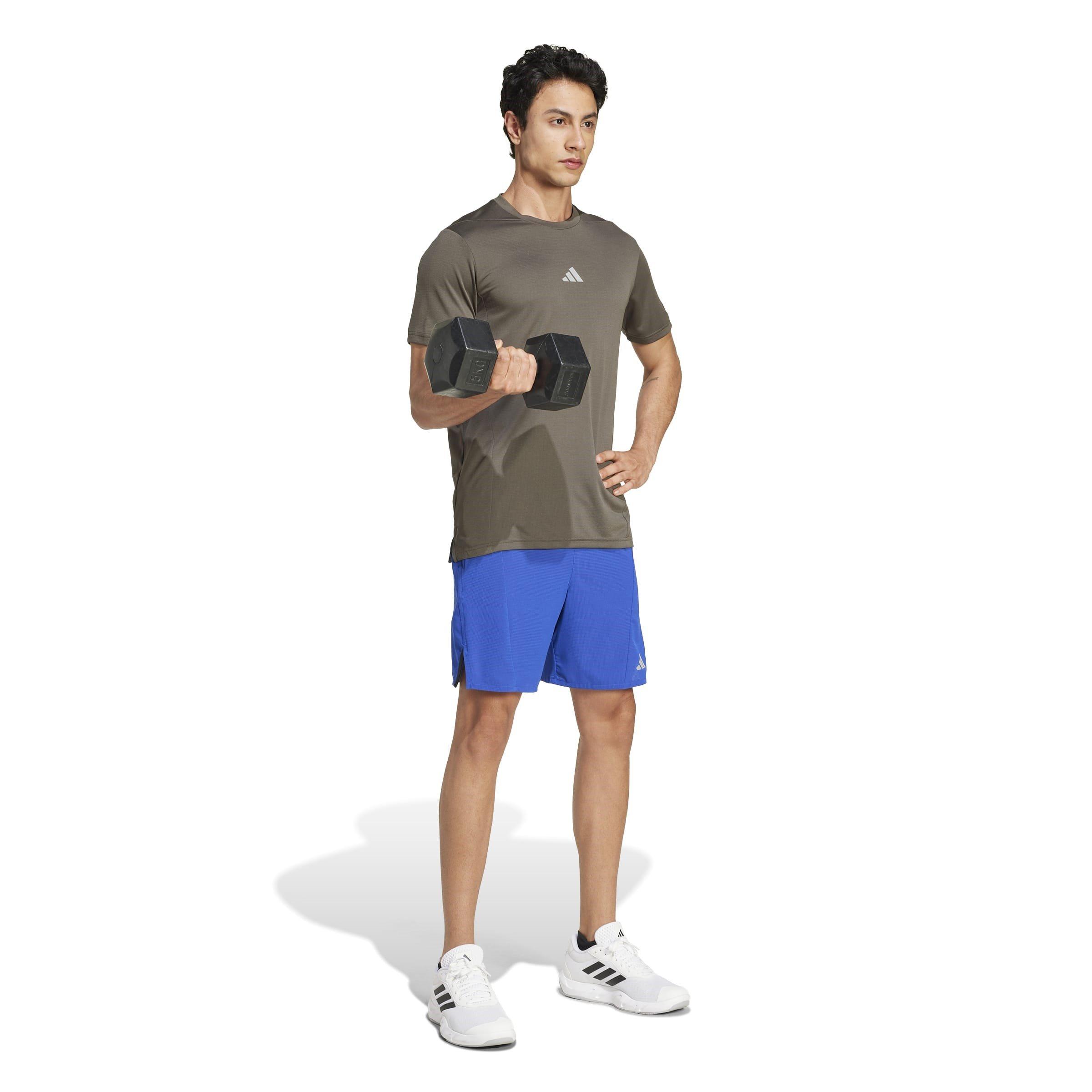 Shadow Olive - adidas - Designed for Training HIIT Workout HEAT.RDY T-Shirt Mens - 4