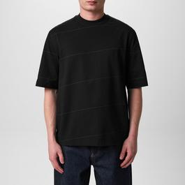 Burberry Diagonal Striped T Shirt