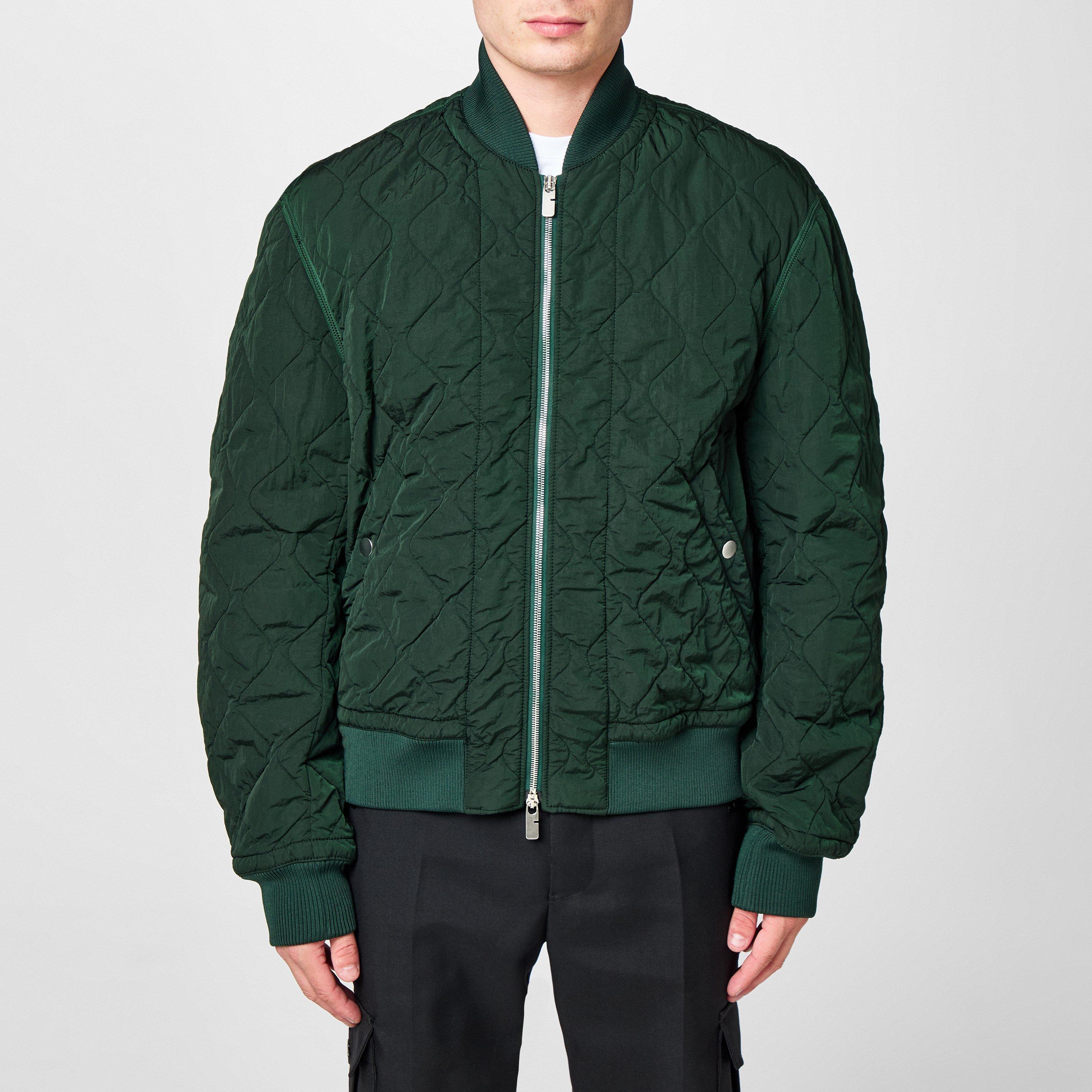 ジャケット Burberry Army Green Nylon Jacket Burberry - Thornham Shell Field Jacket - Green Burberry