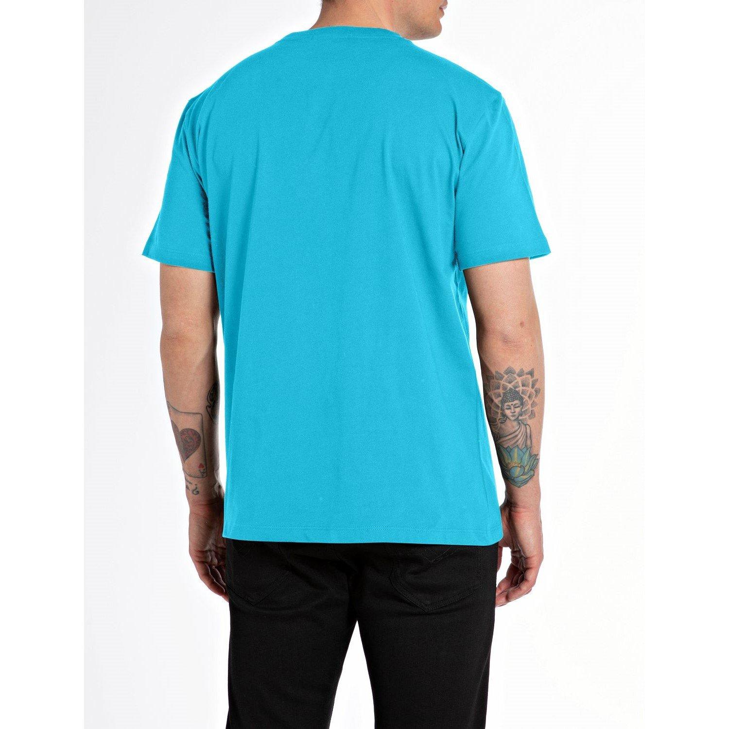 Turquesa 957 - Replay - Men's Centre Logo Regular Fit T-Shirt - 2