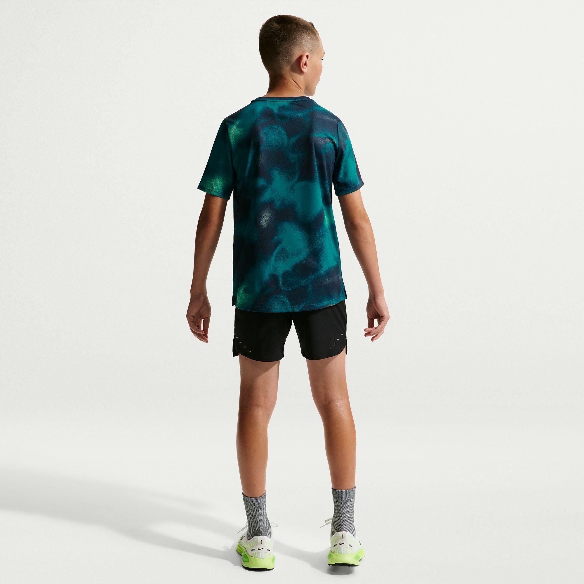 Blue/Silver - Nike - Nike Dri-FIT SS Tee Jn64 - 6