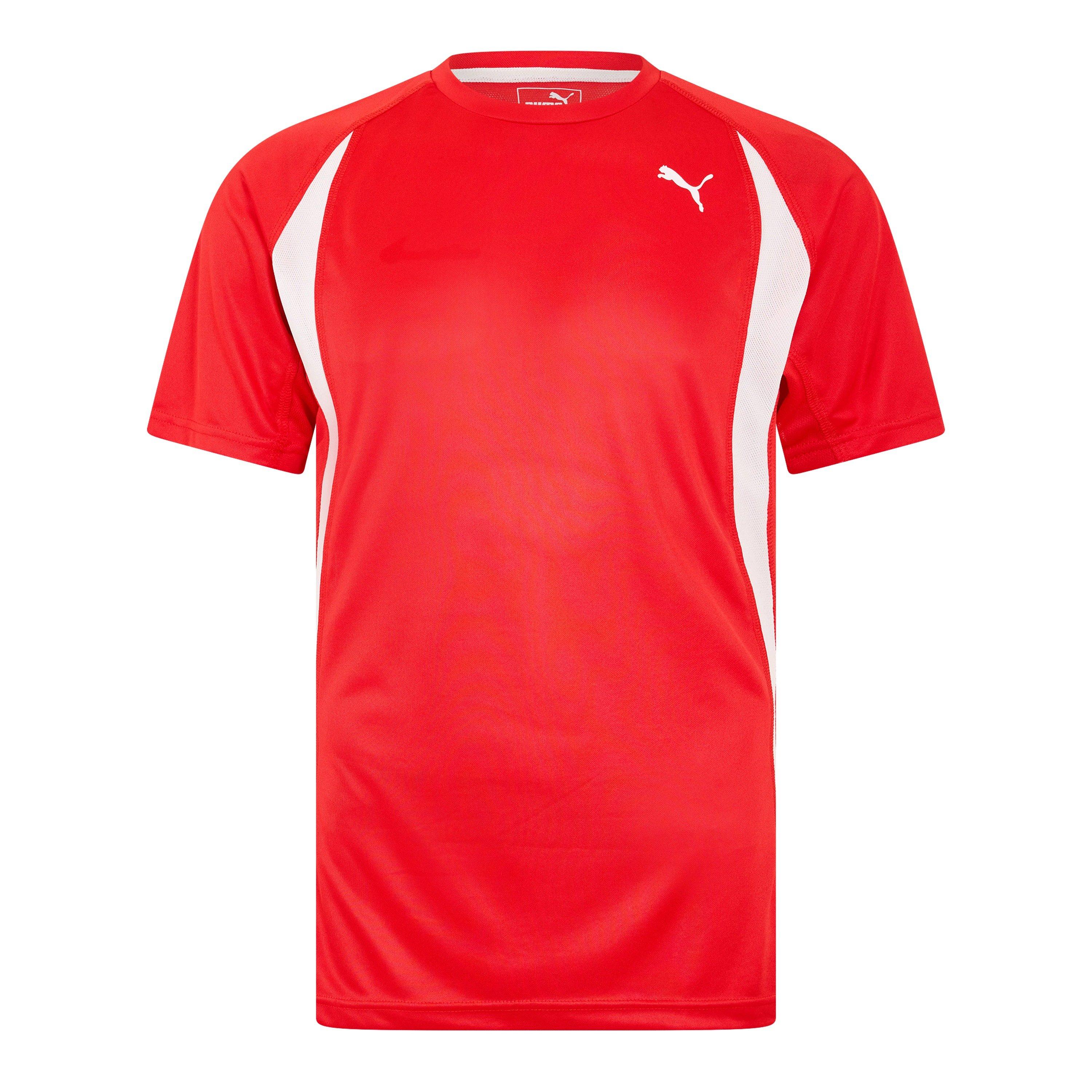 Red - Puma - Tb Running S/S Tee Pu Mens - 1