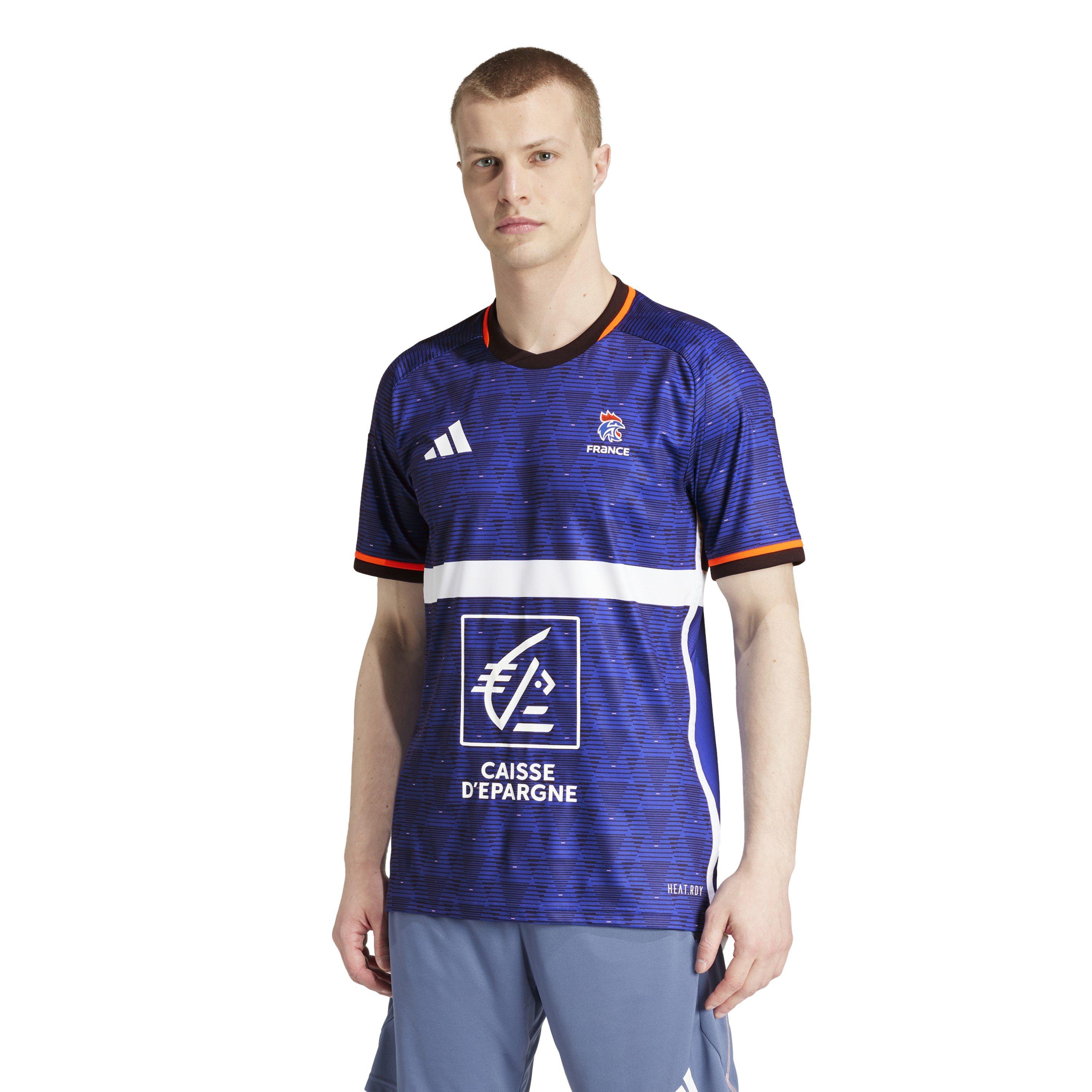 Halbklar Blau - adidas - Team F Hb Jsy Gym Top Mens - 2