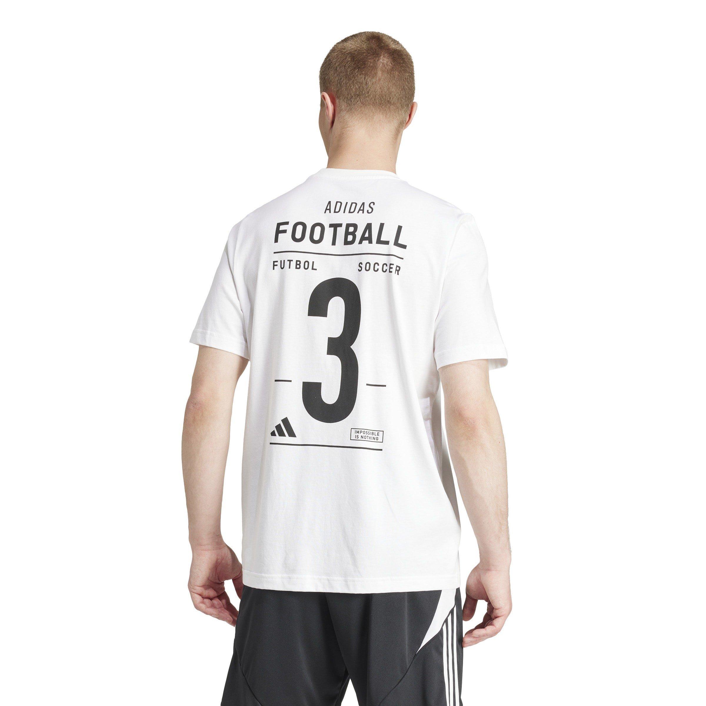 adidas Football Category Logo T-Shirt Short Sleeve Performance