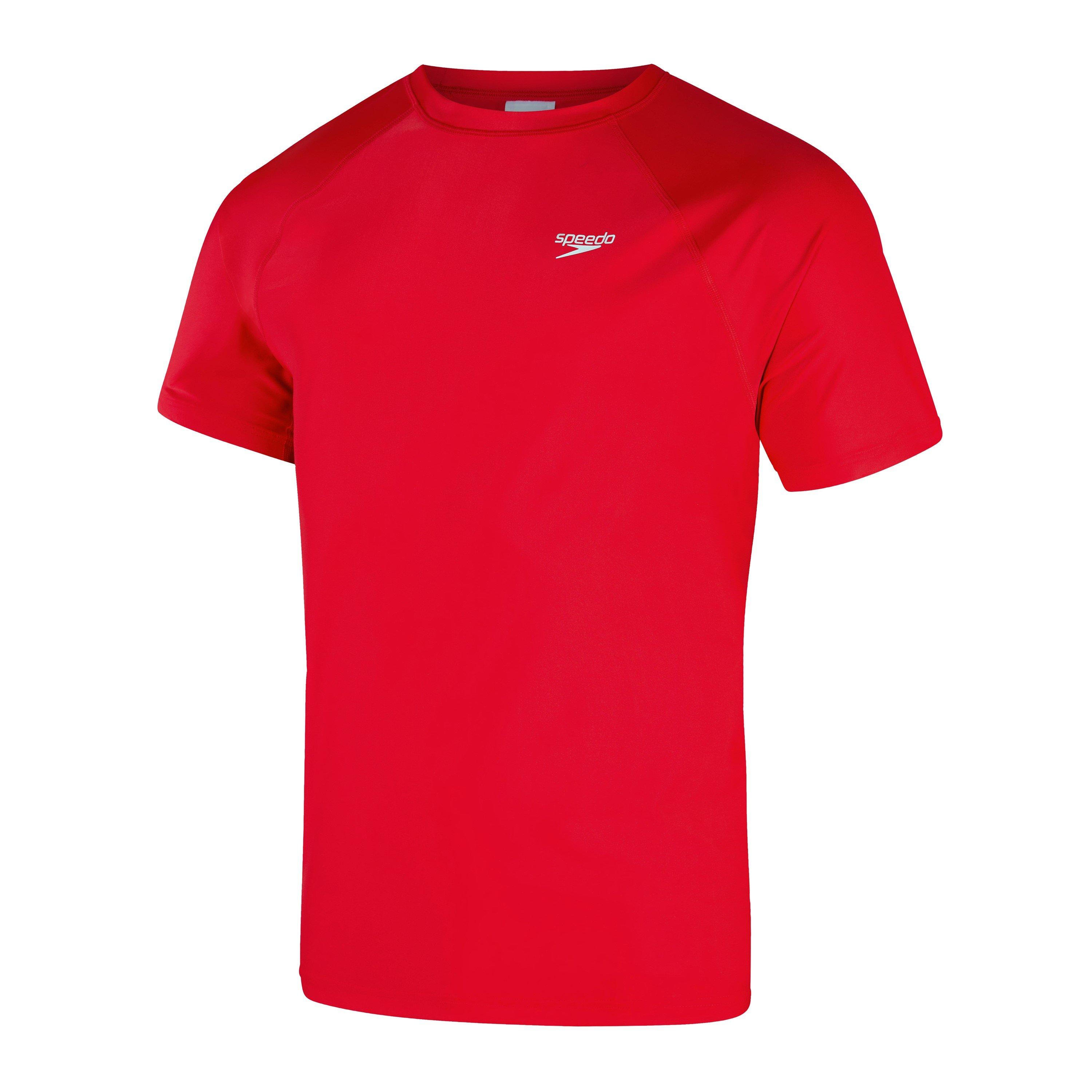 Rosso - Speedo - Men's Short-Sleeve Performance Gym Top - 1
