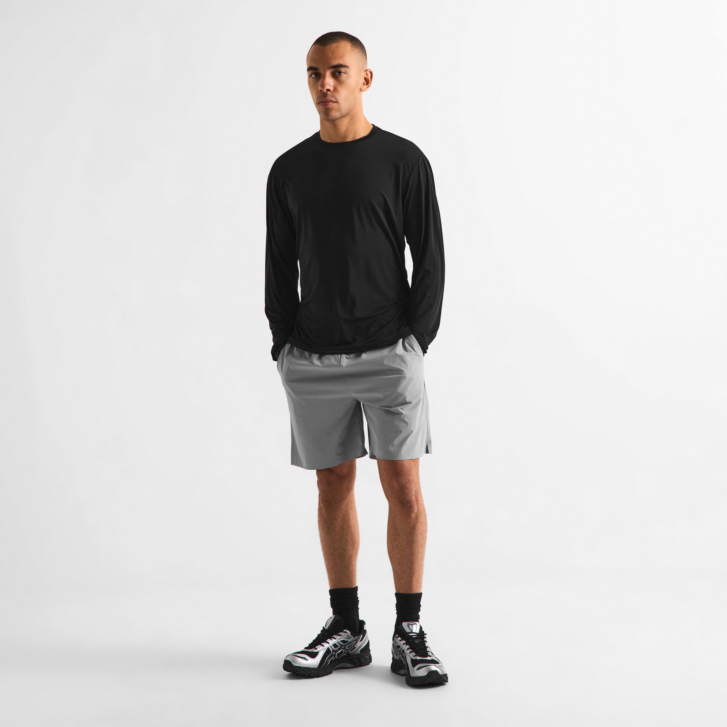 Black - Condition - Men's Areo Long Sleeve Performance Gym Top - 6