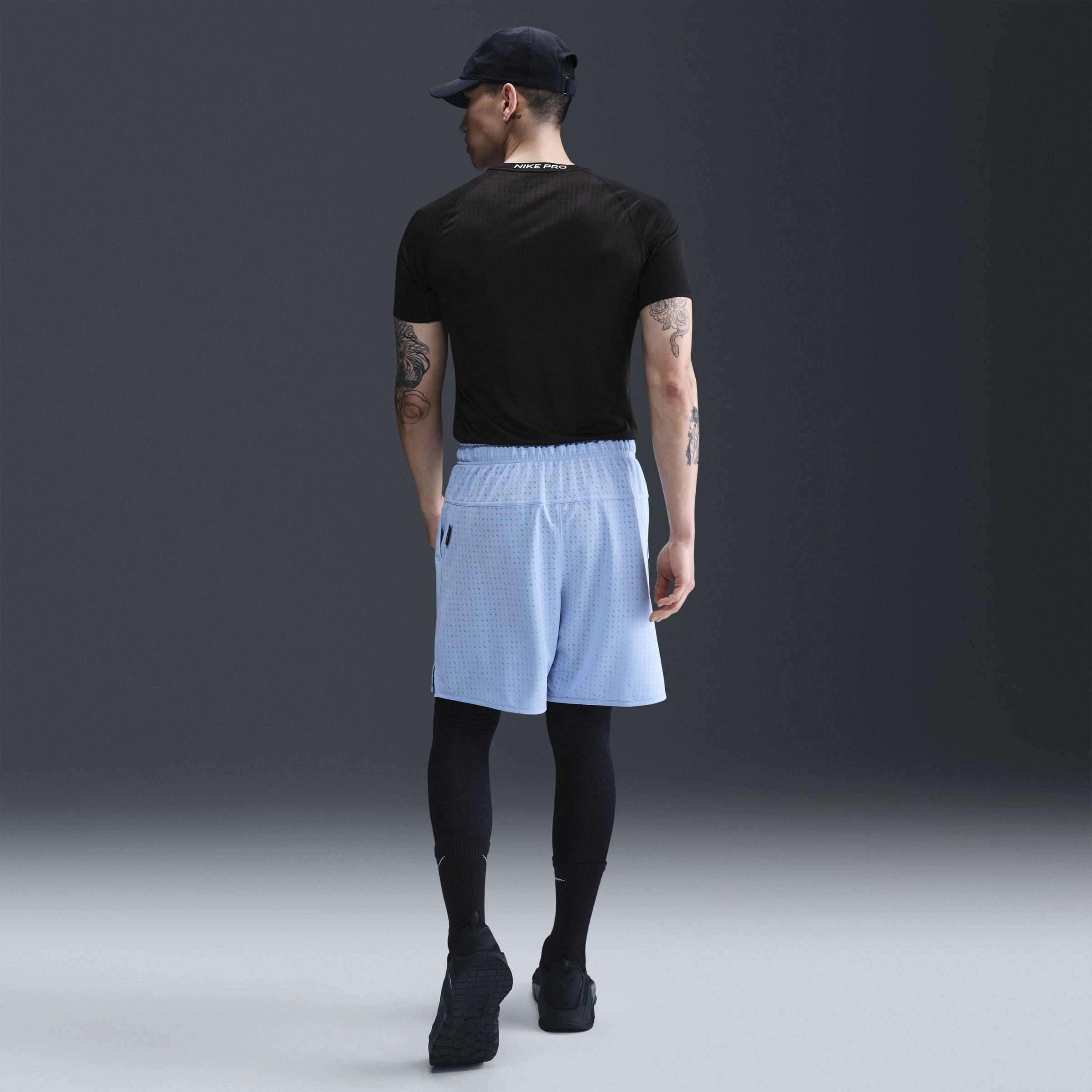 Black/White - Nike - Pro Breathe Mens Slim-Fit Short-Sleeve Top - 5