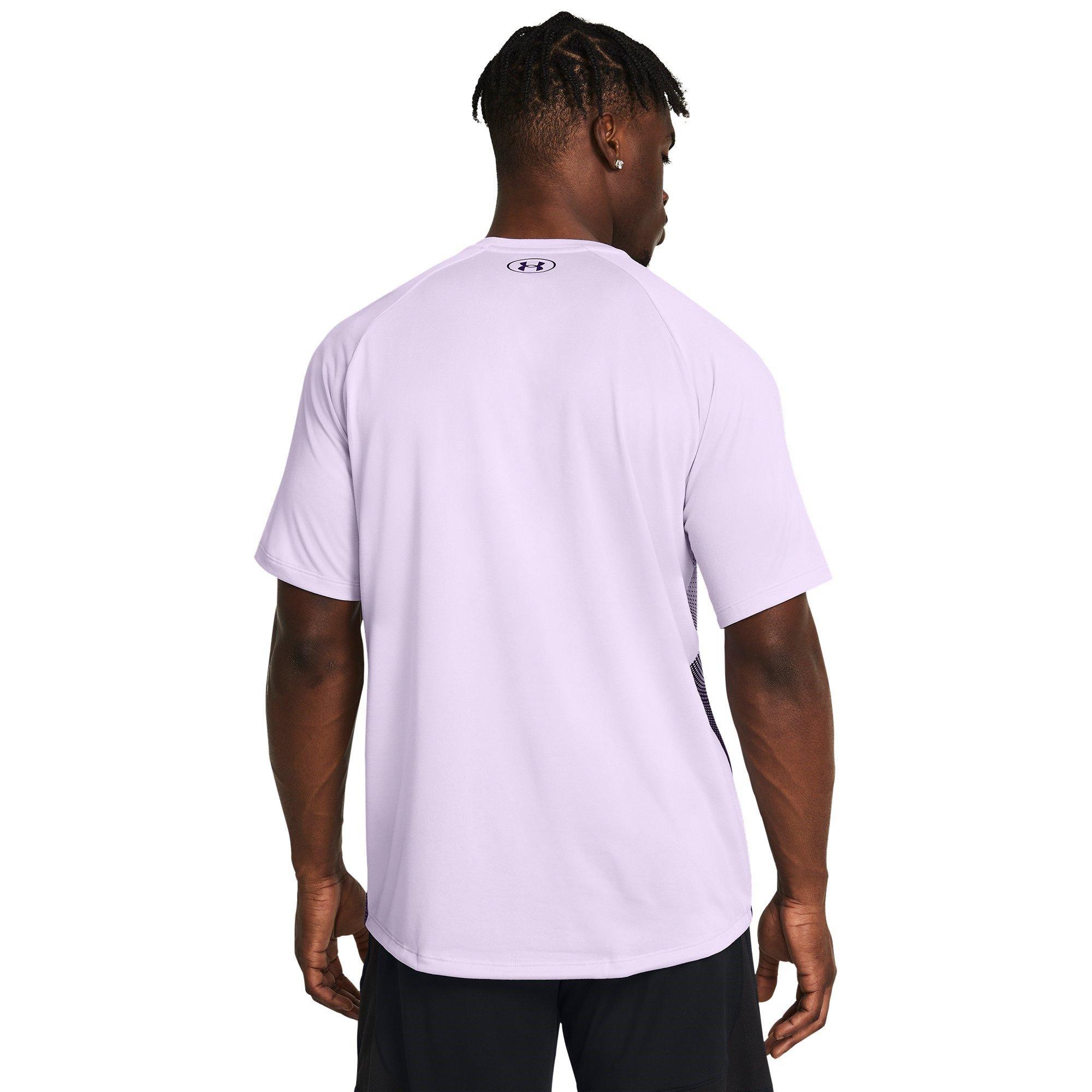 Purple - Under Armour - Tech Fade Short-Sleeve Regular Fit T-Shirt - 4