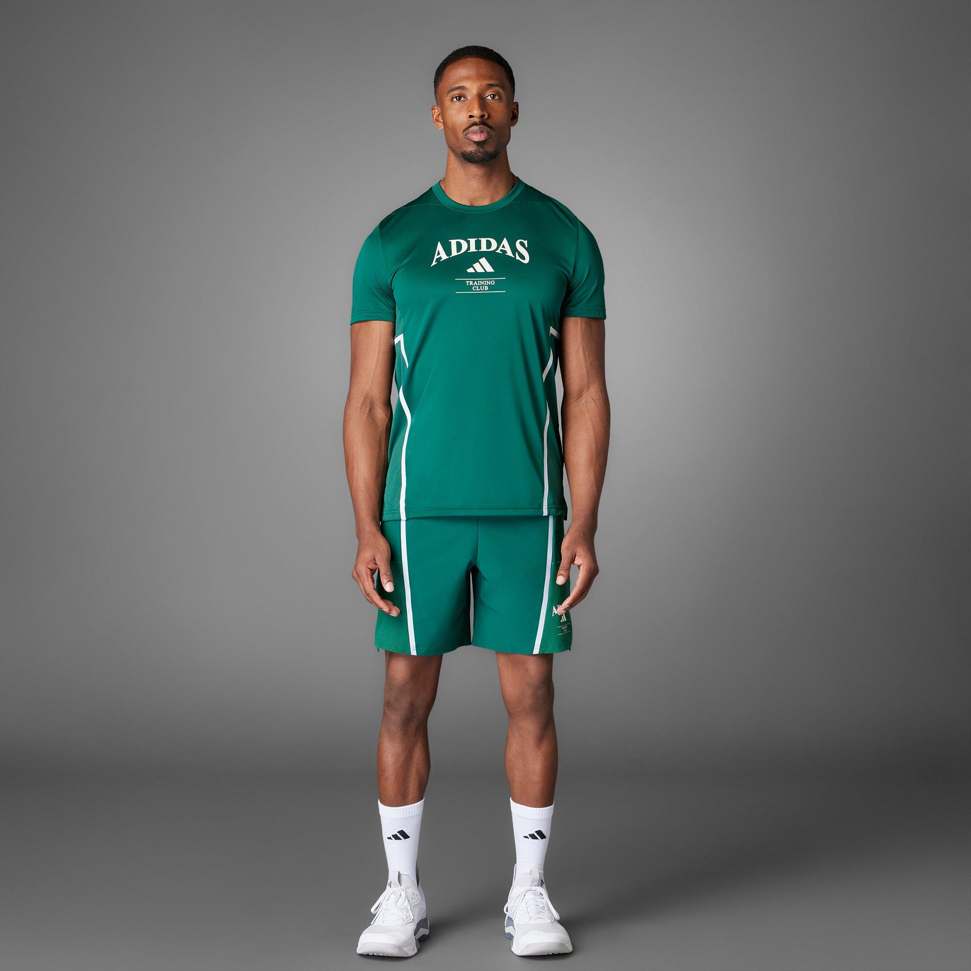 Col Green/White - adidas - Designed-for-Training Legacy Mens Performance T-Shirt - 11