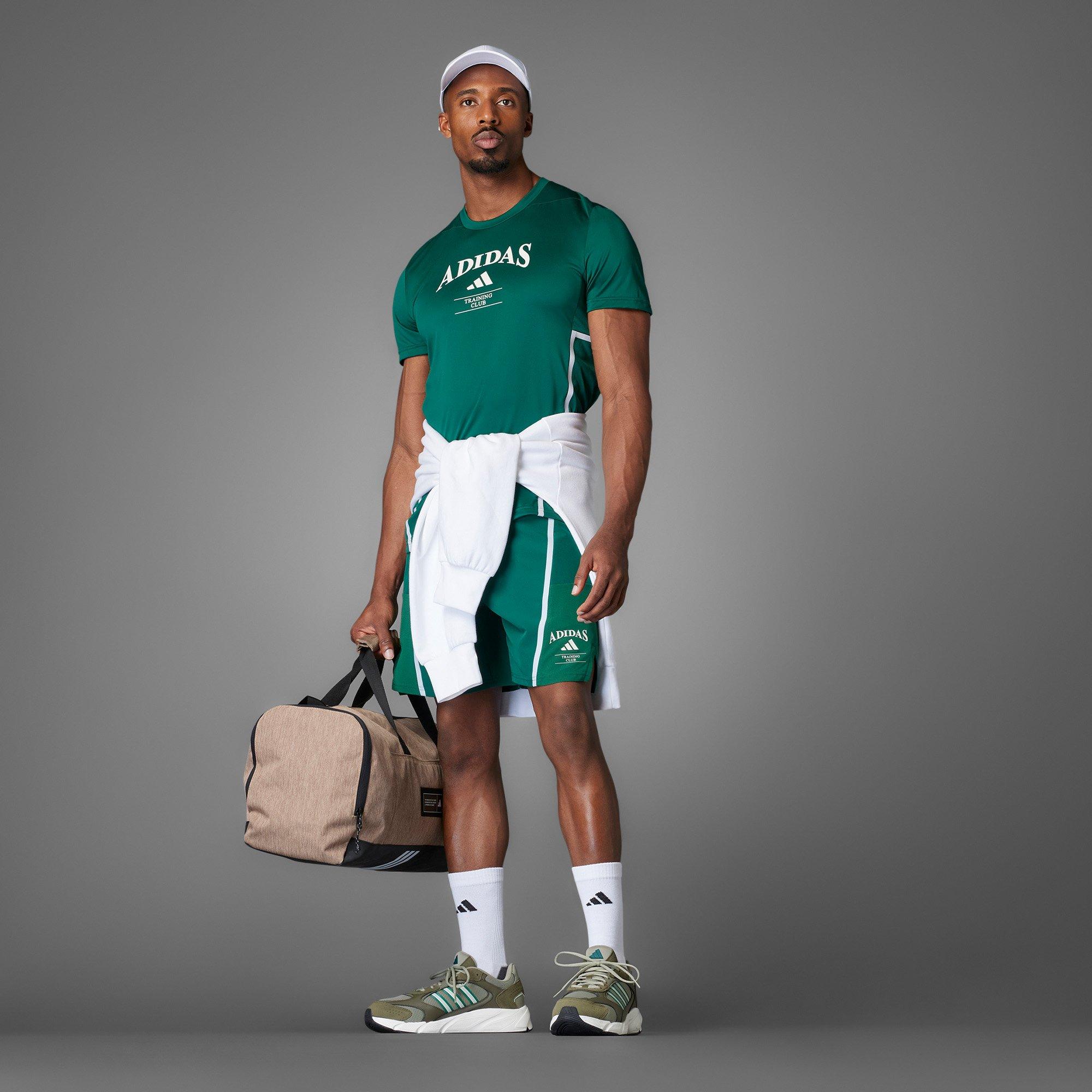 Col Green/White - adidas - Designed-for-Training Legacy Mens Performance T-Shirt - 12