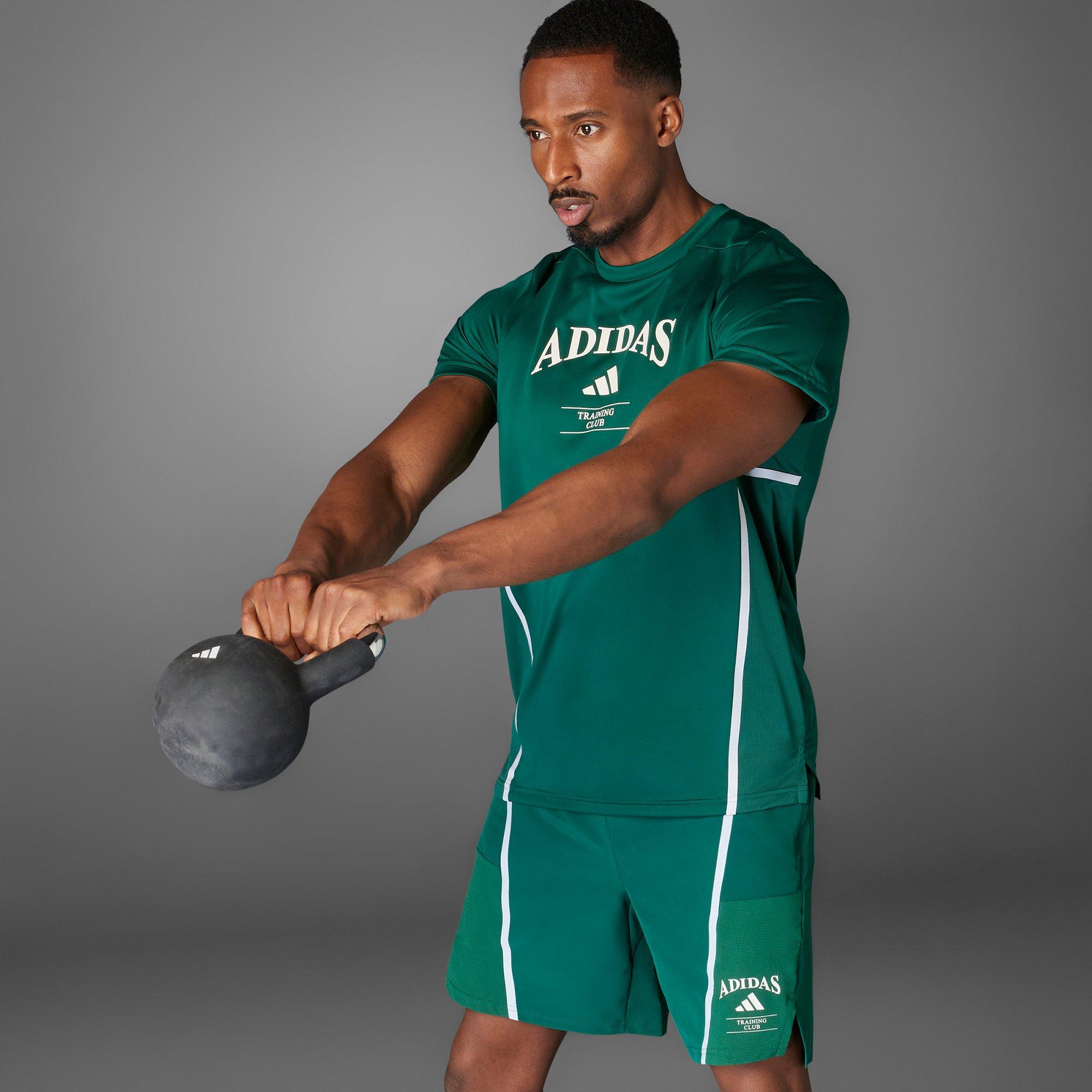 Col Green/White - adidas - Designed-for-Training Legacy Mens Performance T-Shirt - 13