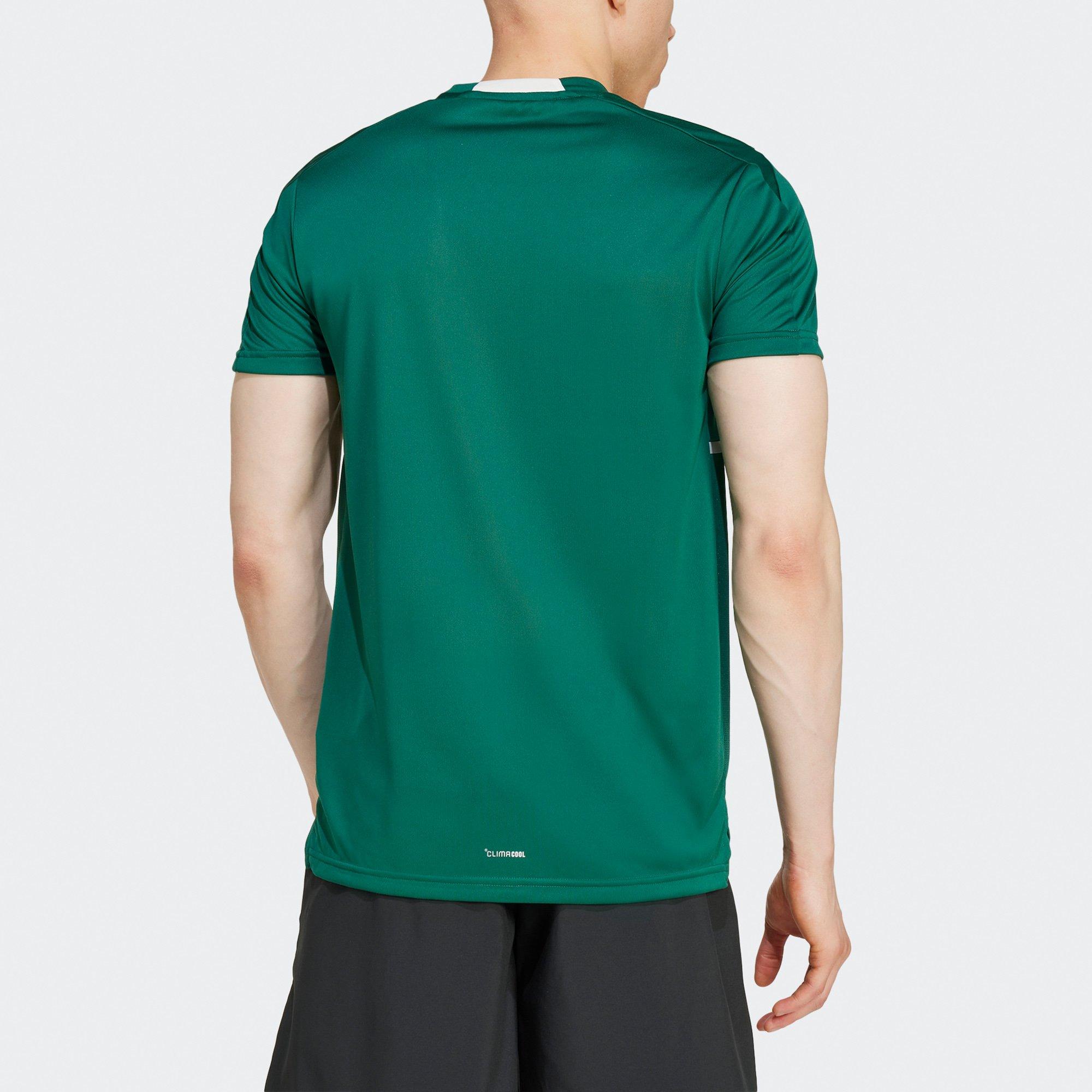 Col Green/White - adidas - Designed-for-Training Legacy Mens Performance T-Shirt - 3