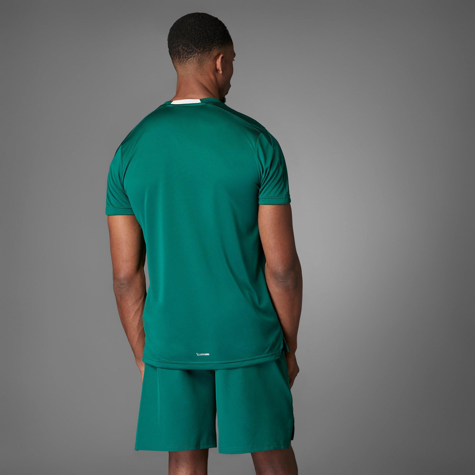 Col Green/White - adidas - Designed-for-Training Legacy Mens Performance T-Shirt - 9