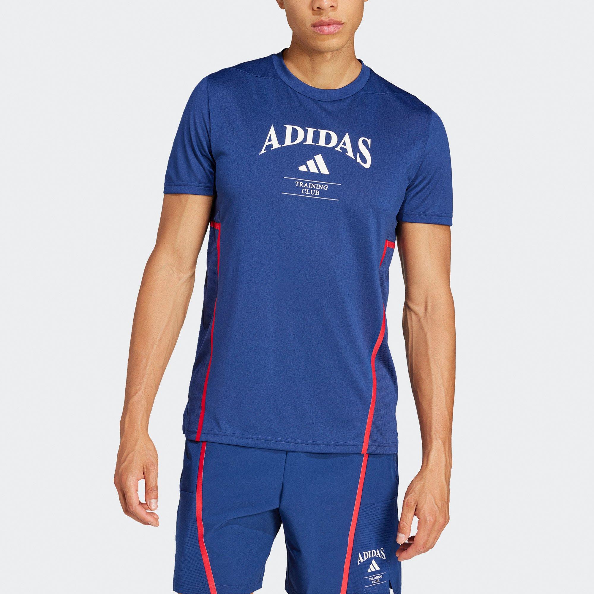 Dk Blue/White - adidas - adidas Designed-for-Training Legacy Mens Performance T-Shirt - 2