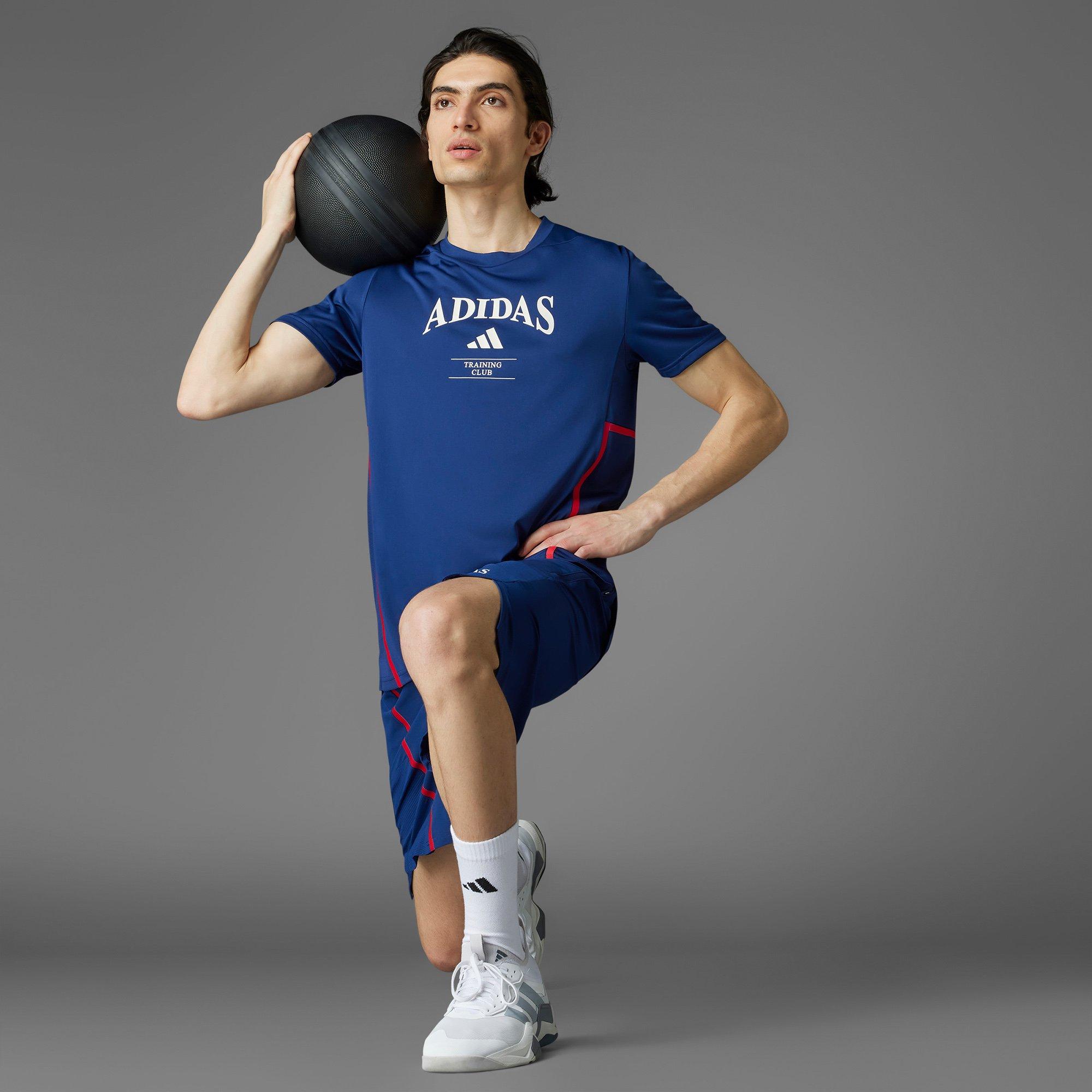 Dk Blue/White - adidas - adidas Designed-for-Training Legacy Mens Performance T-Shirt - 15