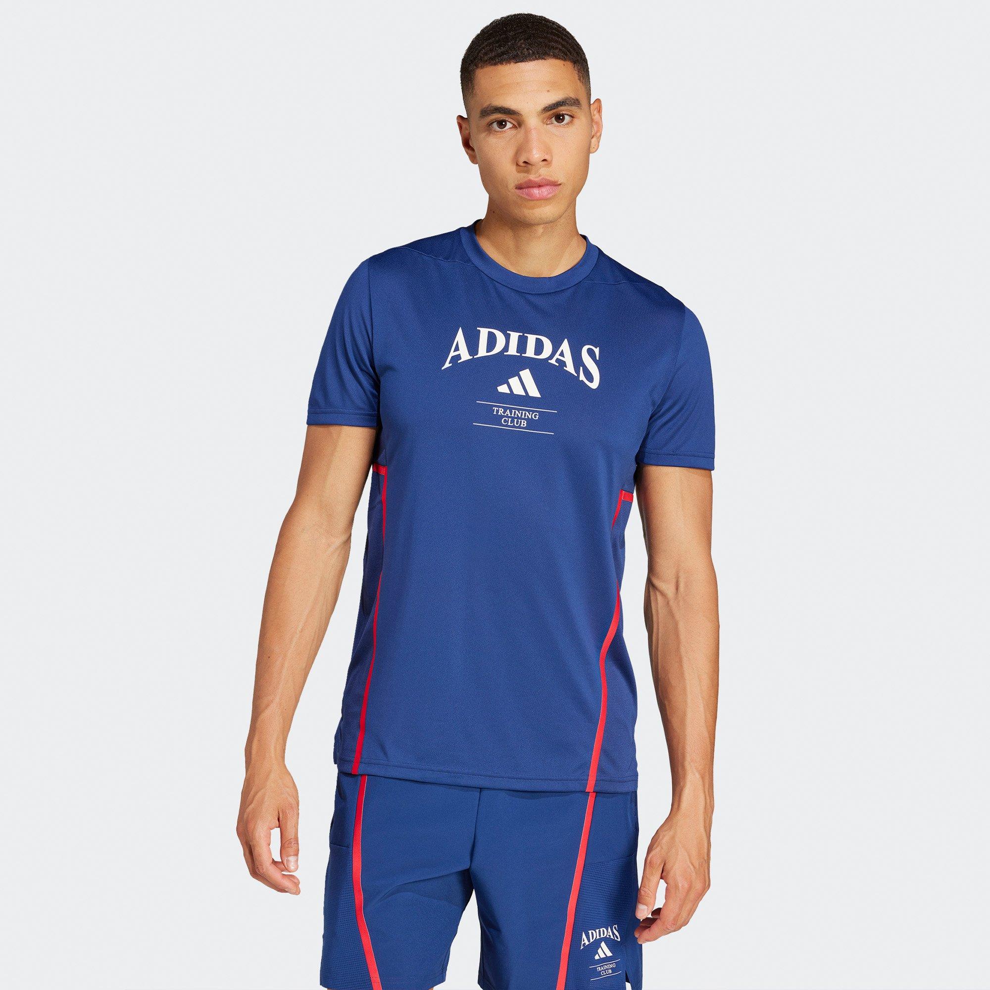 Dk Blue/White - adidas - adidas Designed-for-Training Legacy Mens Performance T-Shirt - 6