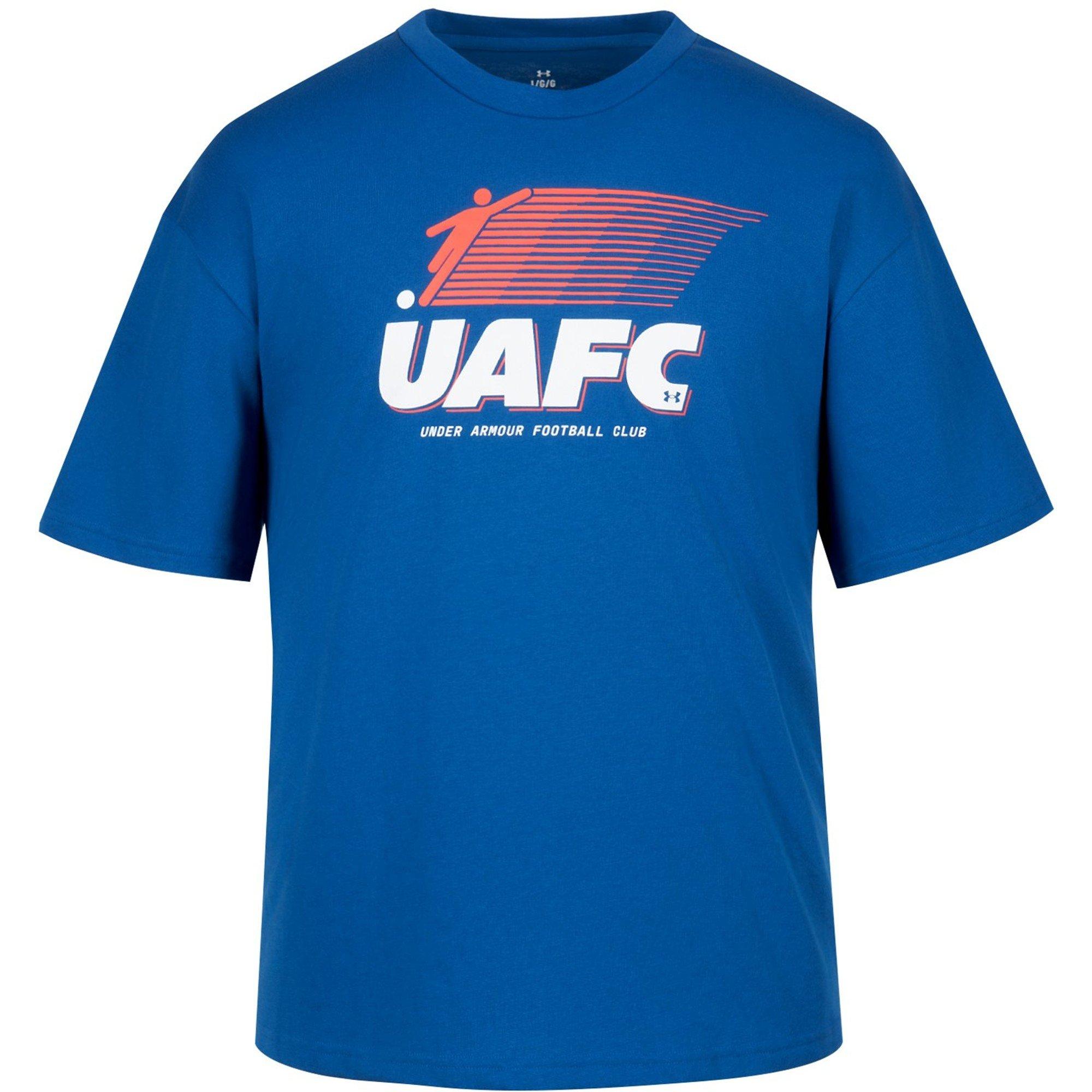 Blue/White - Under Armour - Men's Short Sleeve Performance Gym Top - 1