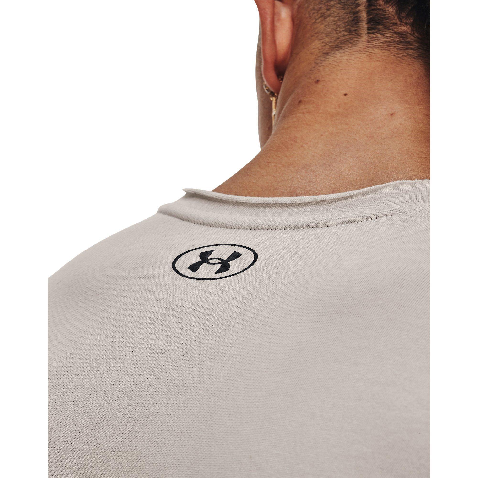 Gray - Under Armour - Cutoff Crop Top - 5