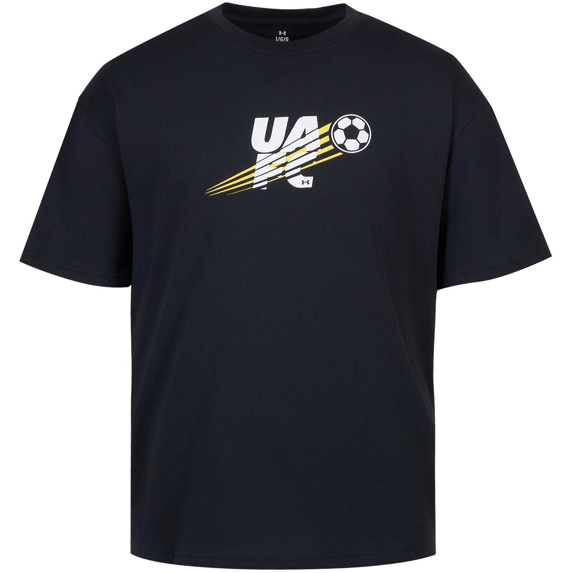 Black/White - Under Armour - Men's Short Sleeve Performance Gym Top - 1