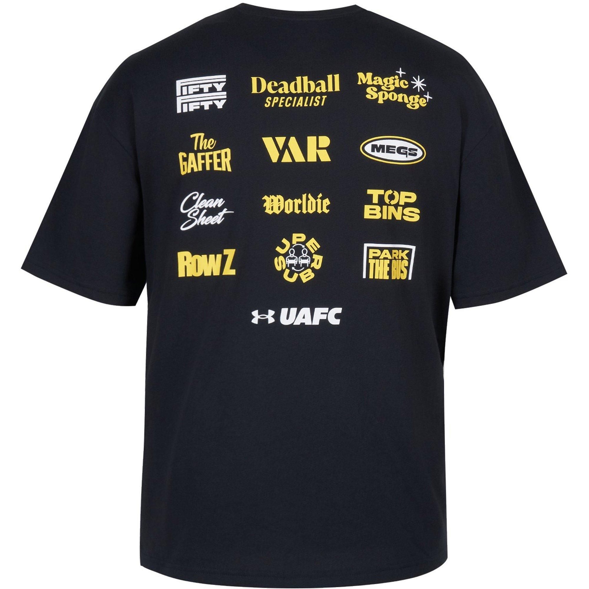 Sort/Hvid - Under Armour - Men's Short Sleeve Performance Gym Top - 2