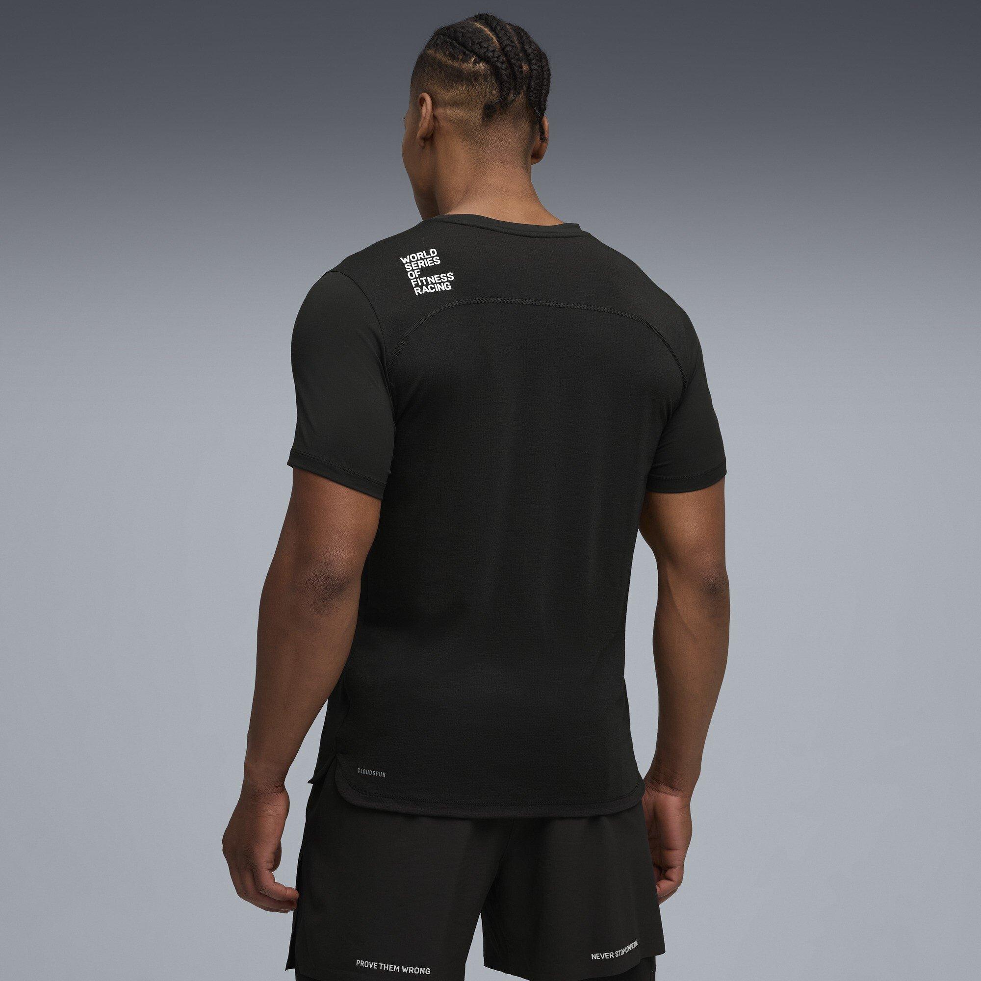 Puma Schwarz - Puma - Hyrox Spun Short-Sleeve Performance Gym Top - 4