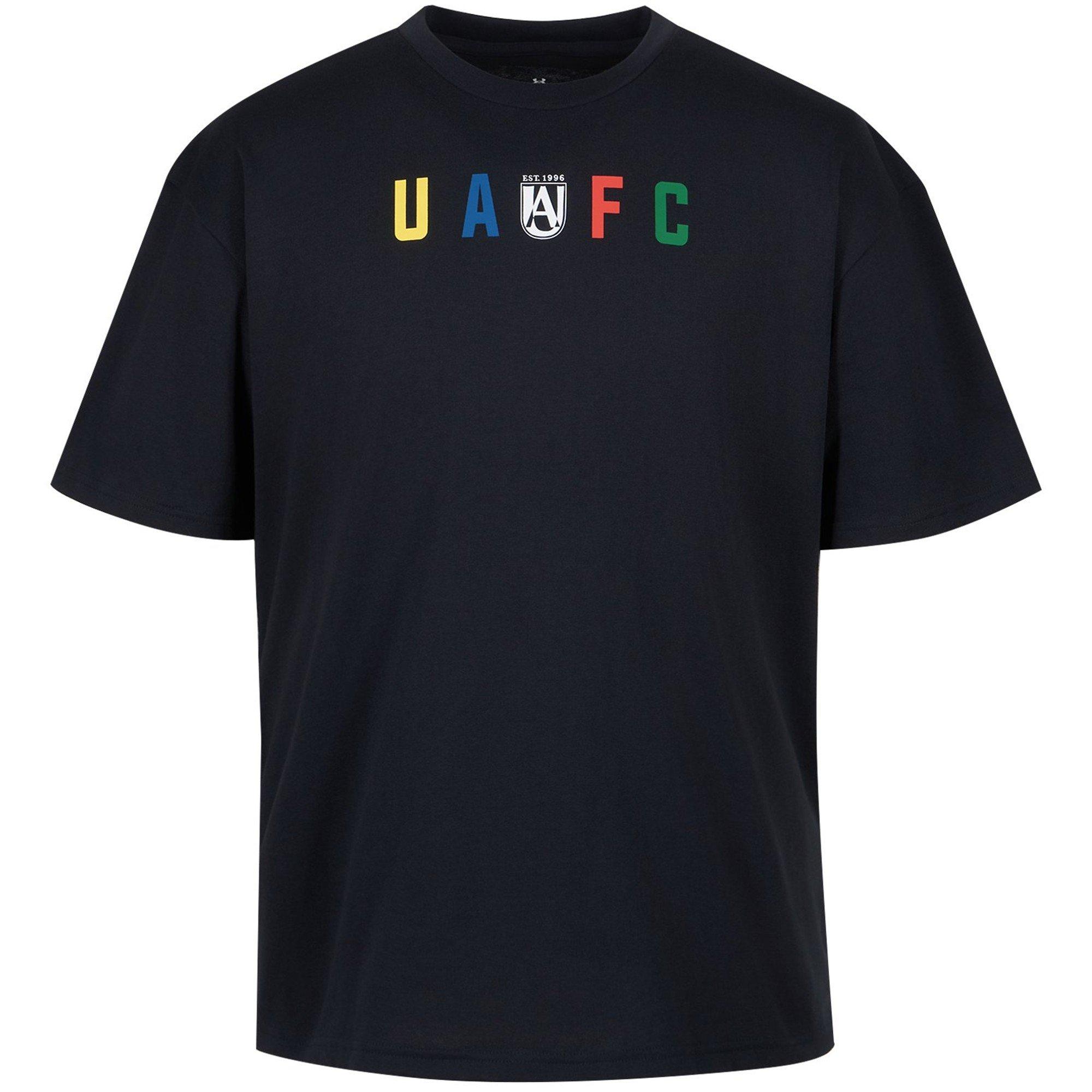 Under Armour Men's Short Sleeve Performance Gym Top - Black/White - L