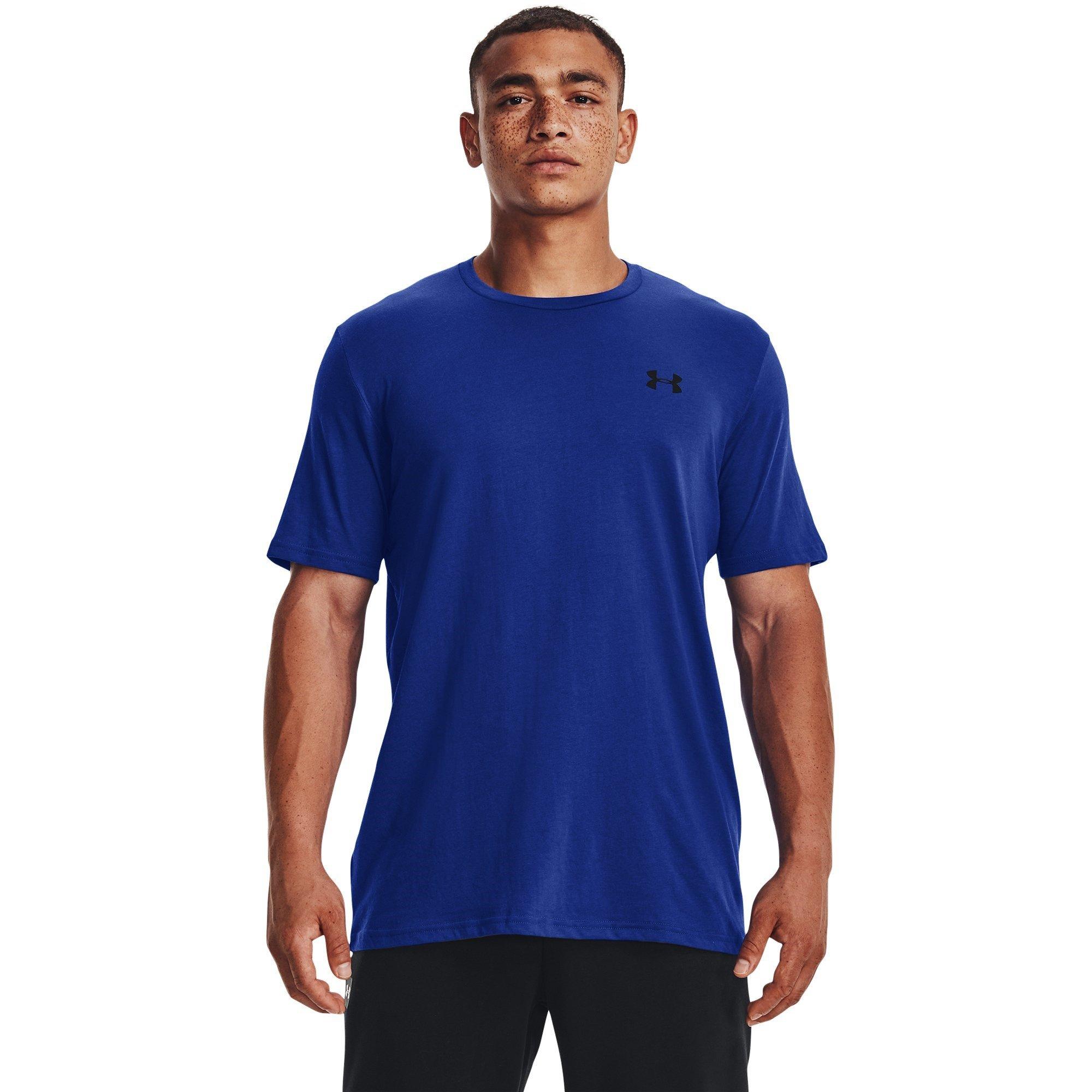 Blau - Under Armour - Left Chest Lockup T-shirt Mens - 2