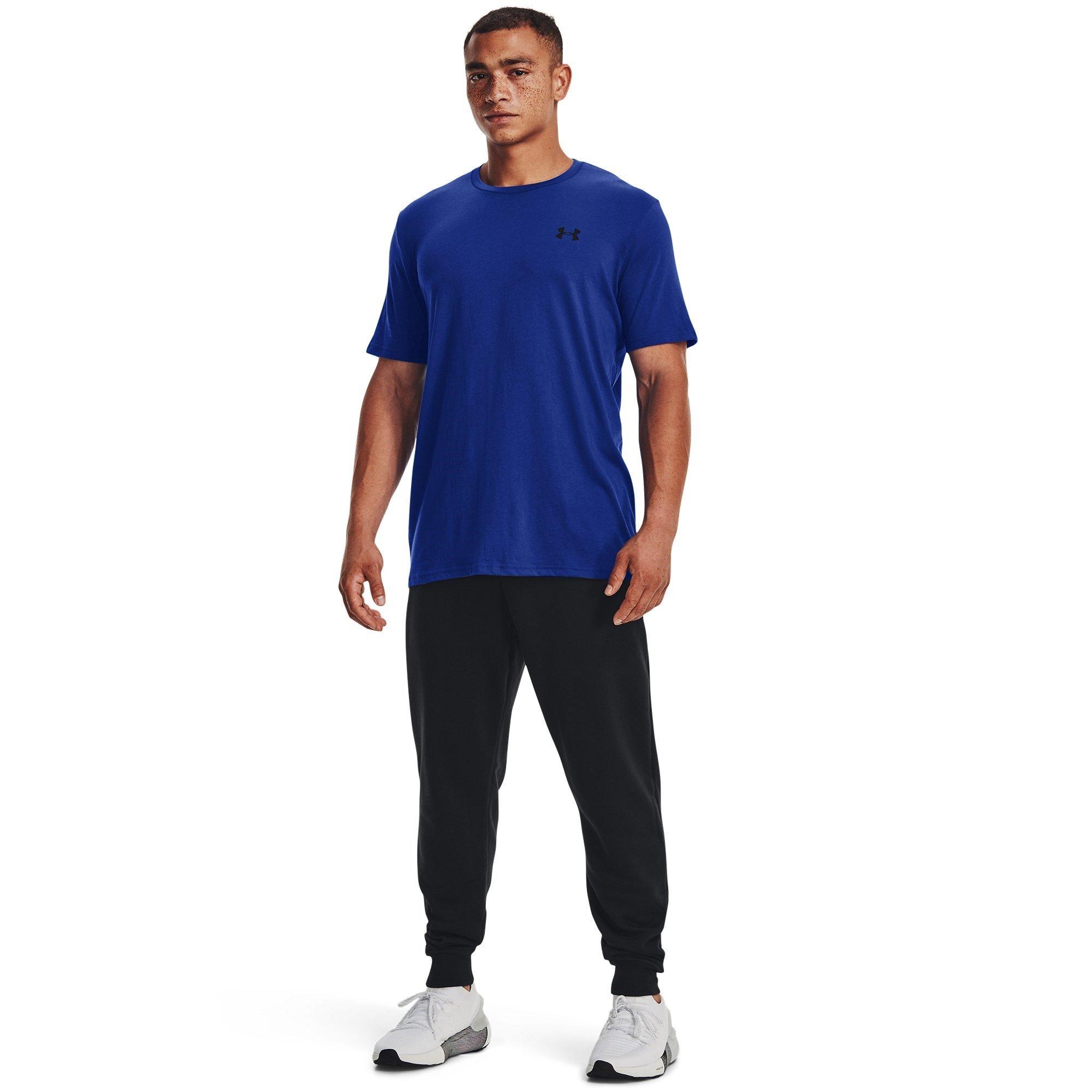 Blau - Under Armour - Left Chest Lockup T-shirt Mens - 4