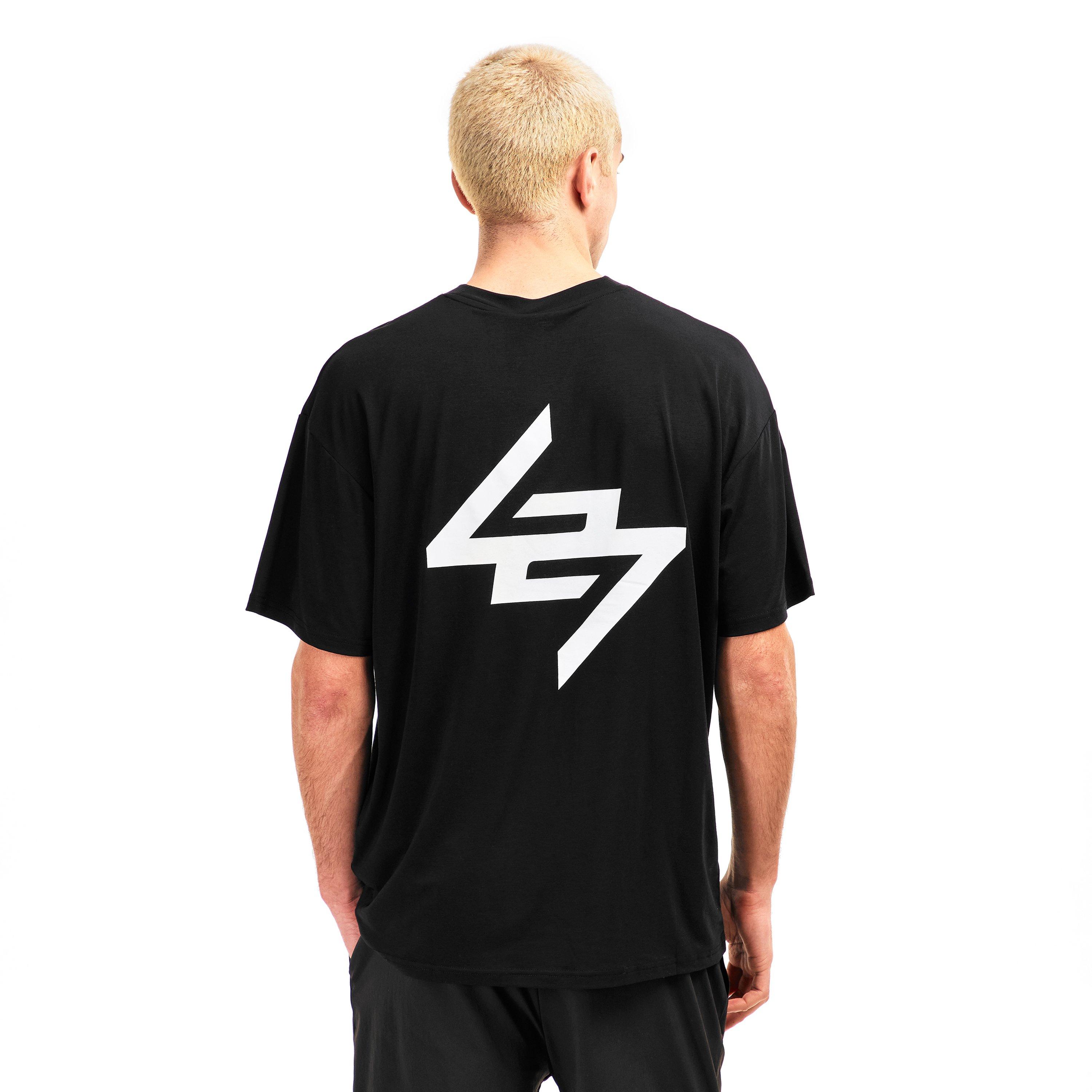 Jet Black - Represent 247 - Men's Dna Graphic Short Sleeve Performance Gym Top - 4
