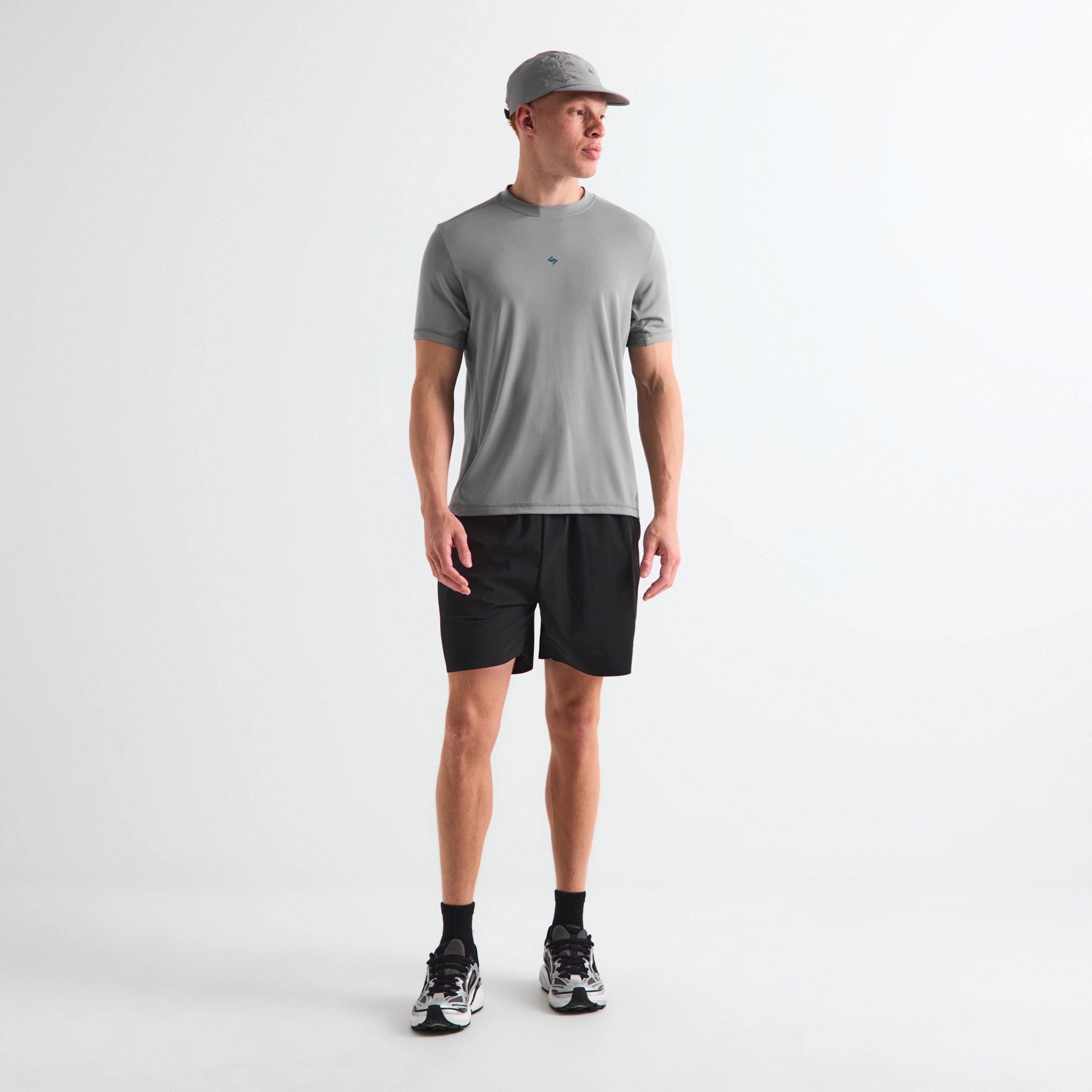 Graphite Grey - Represent 247 - Men's Short Sleeve Performance Gym Top - 6