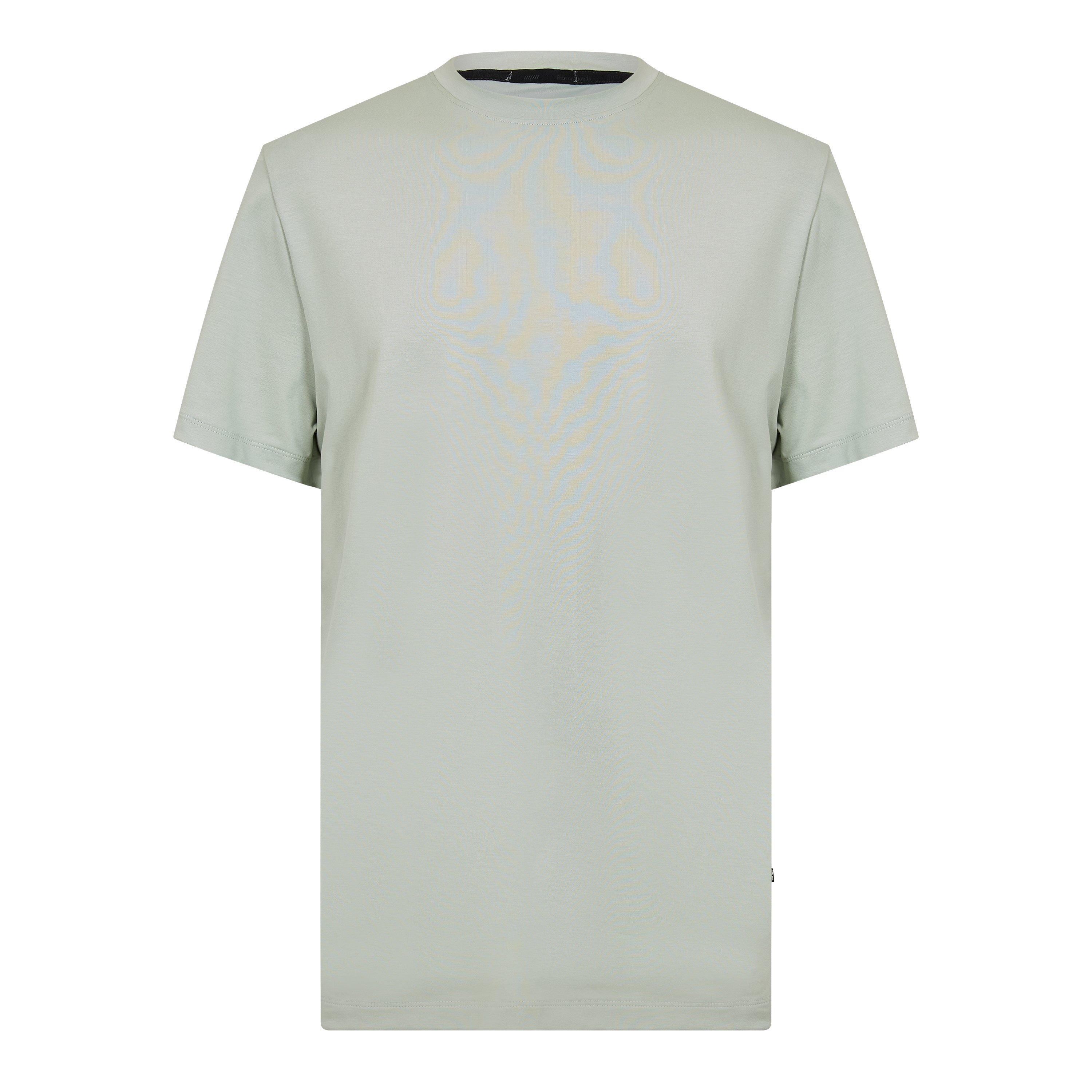 On Men's Short Sleeve Performance Gym Top - Mineral - Large