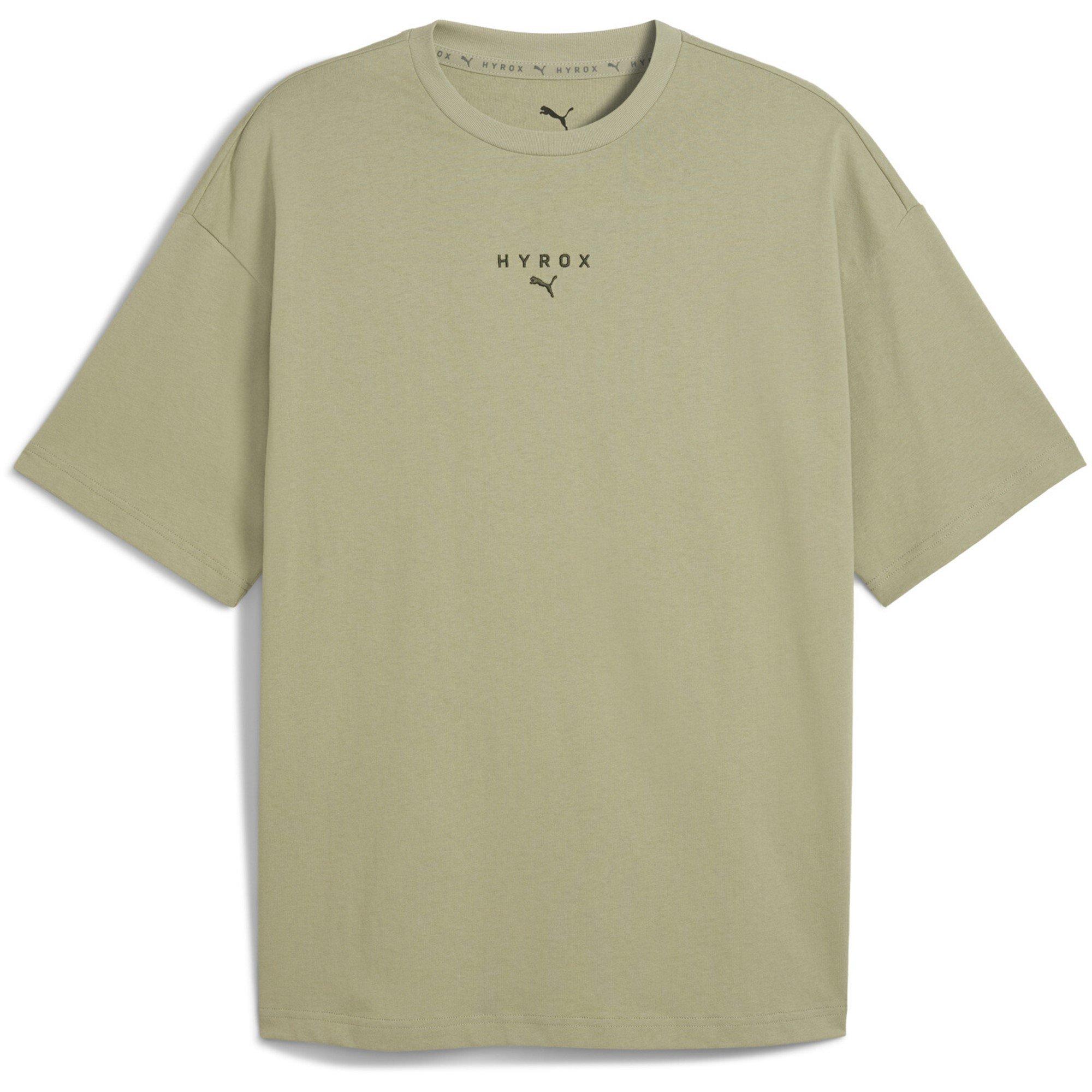 Puma Men's Hyrox Graphic Short-Sleeve Performance Gym Top - Lux Army - XL