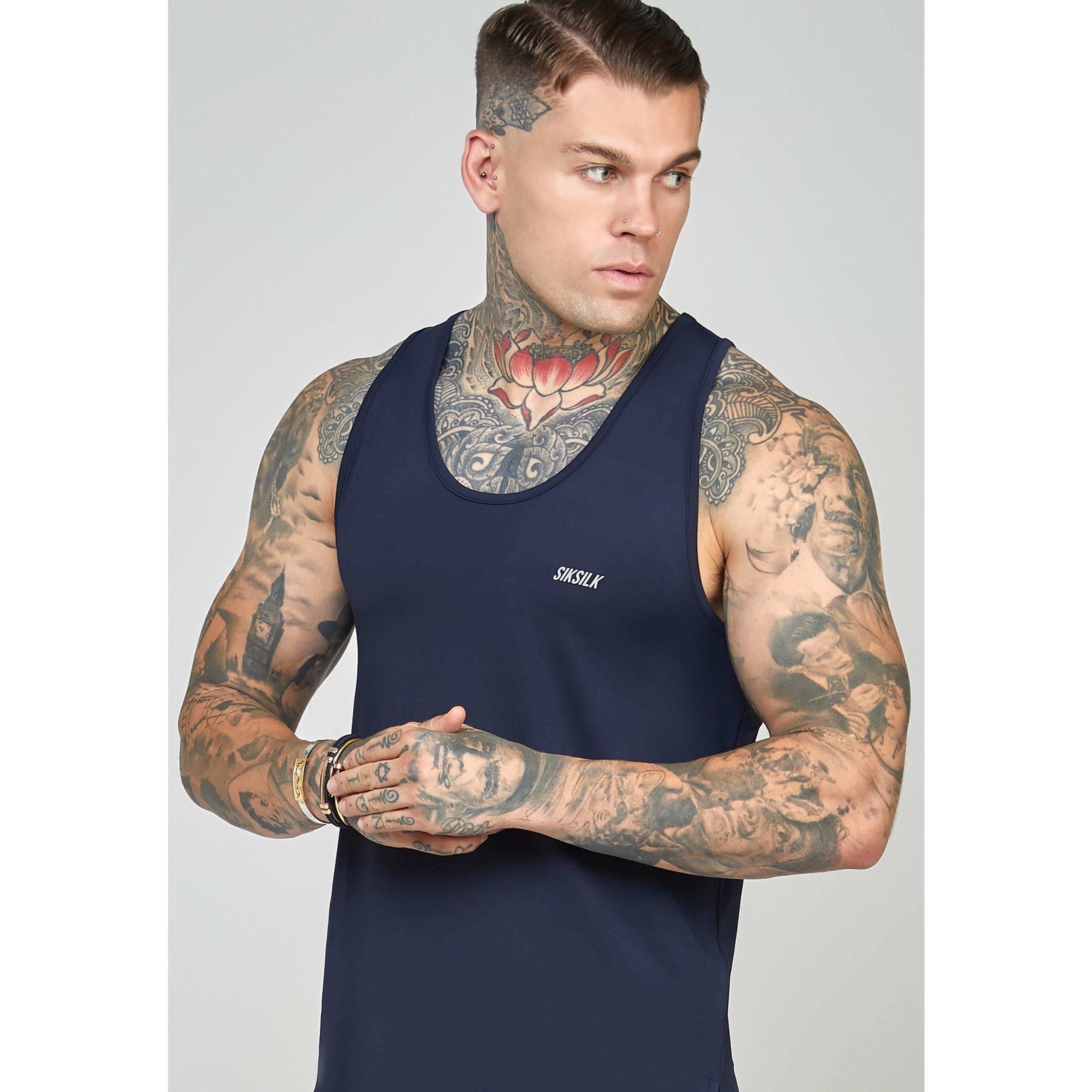 SikSilk Men's Muscle Vest