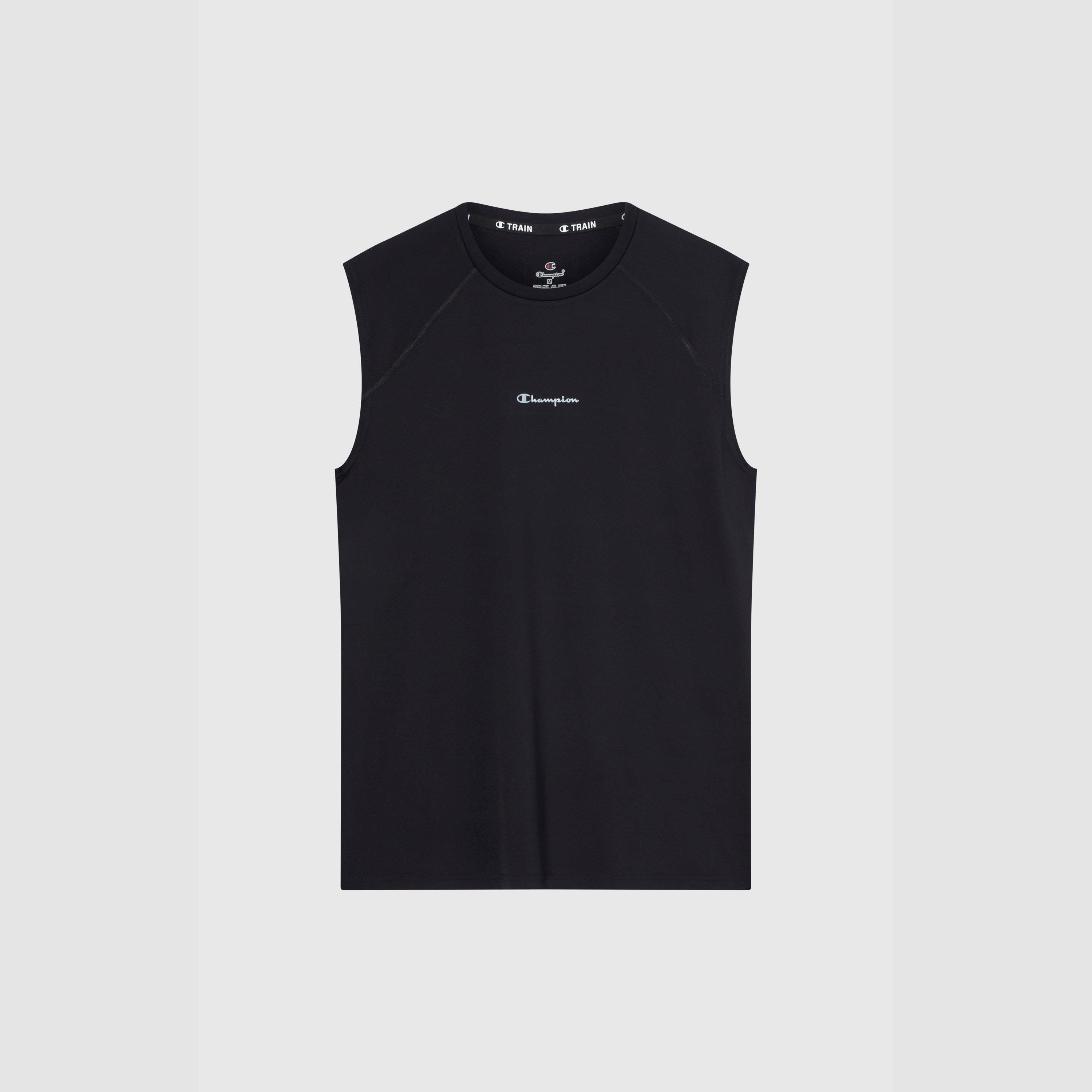 Noir - Champion - Men's Short Sleeve Performance Gym Top - 1