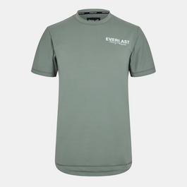 Everlast Stripe Poly T-Shirts Mens