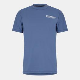 Everlast Stripe Poly T-Shirts Mens