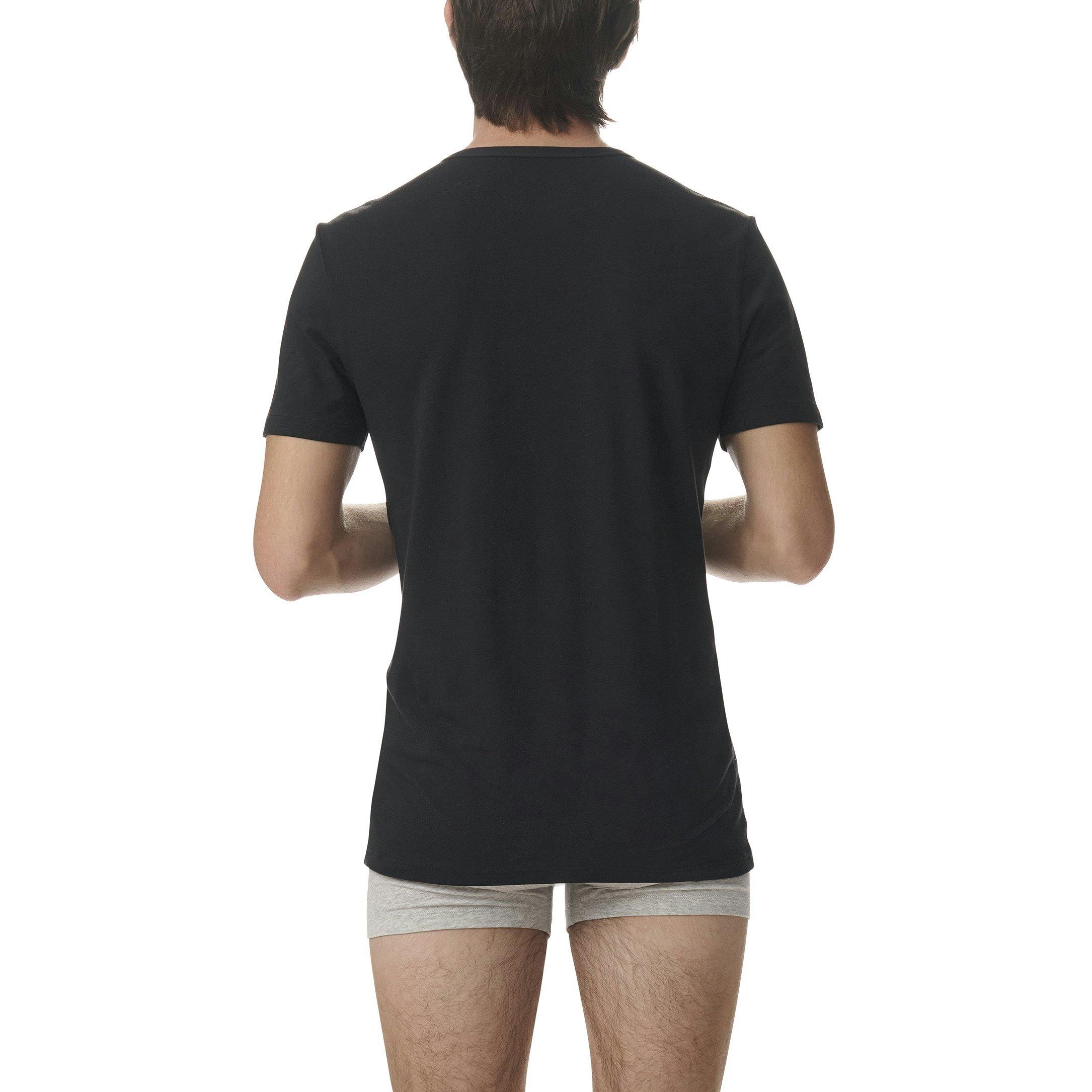 Black - adidas - Mens Short Sleeve Performance 2 Pack Gym Top - 3