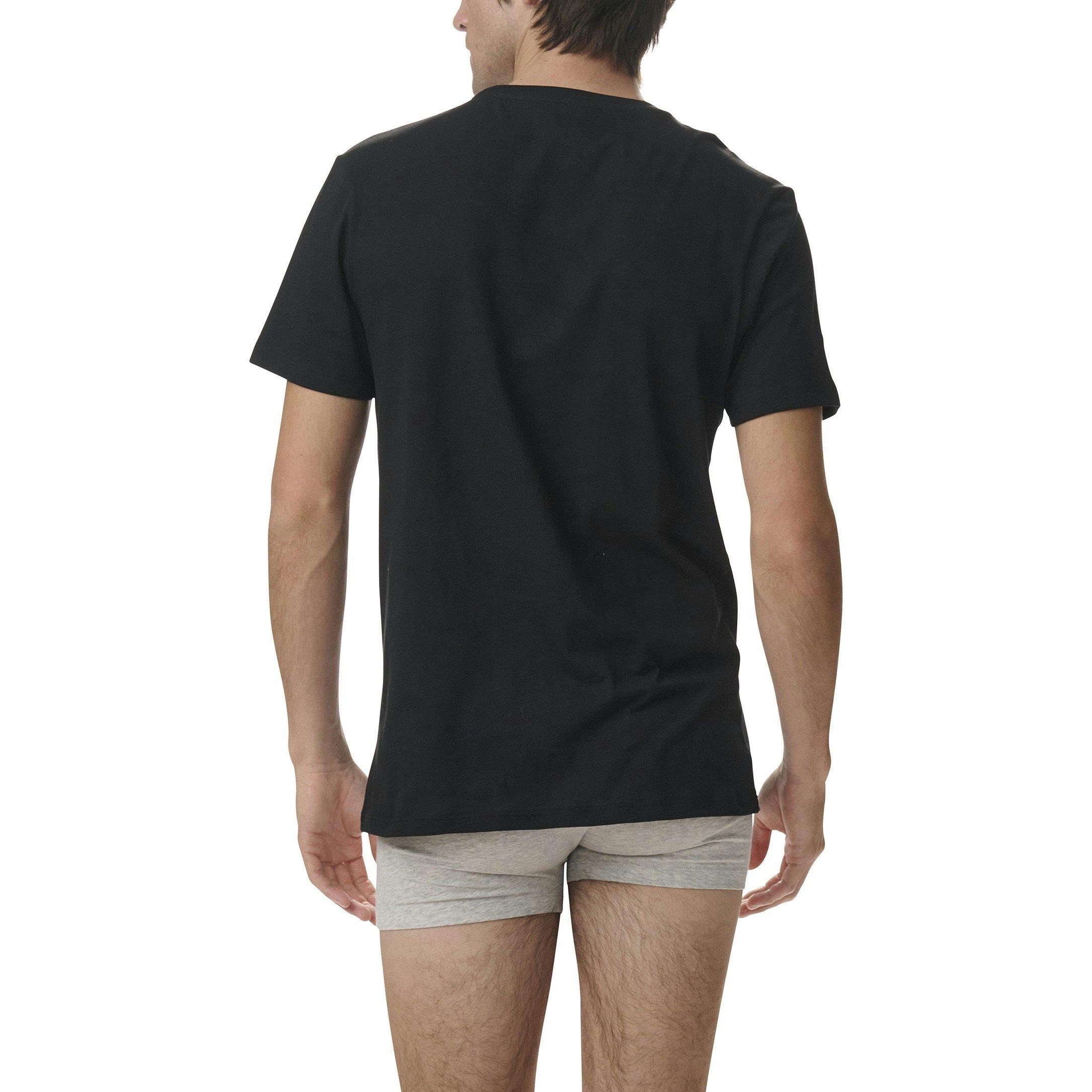 Black - adidas - Mens Short Sleeve Performance 3 Pack Gym Top - 5