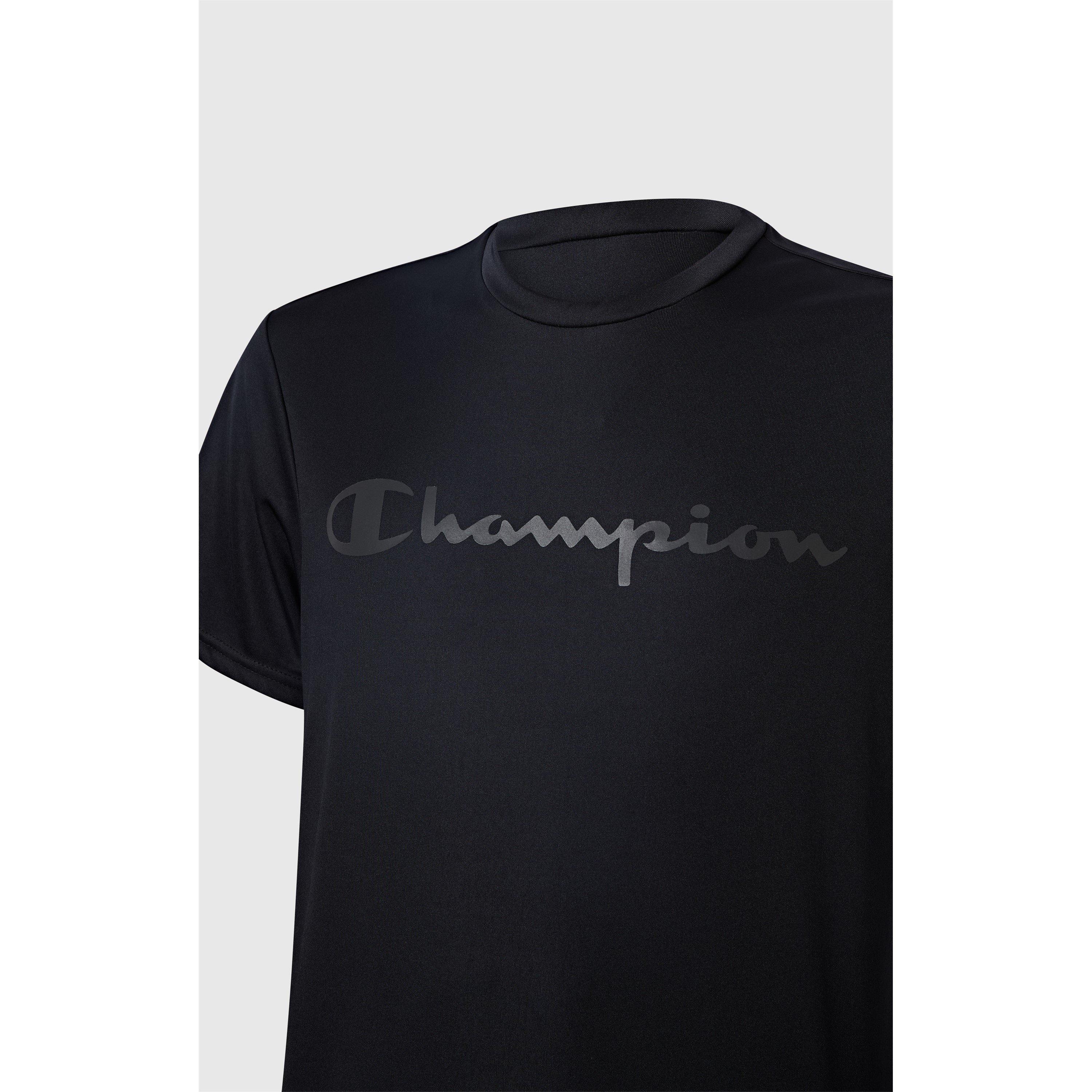 Noir - Champion - Men's Short Sleeve Performance Gym Top - 3