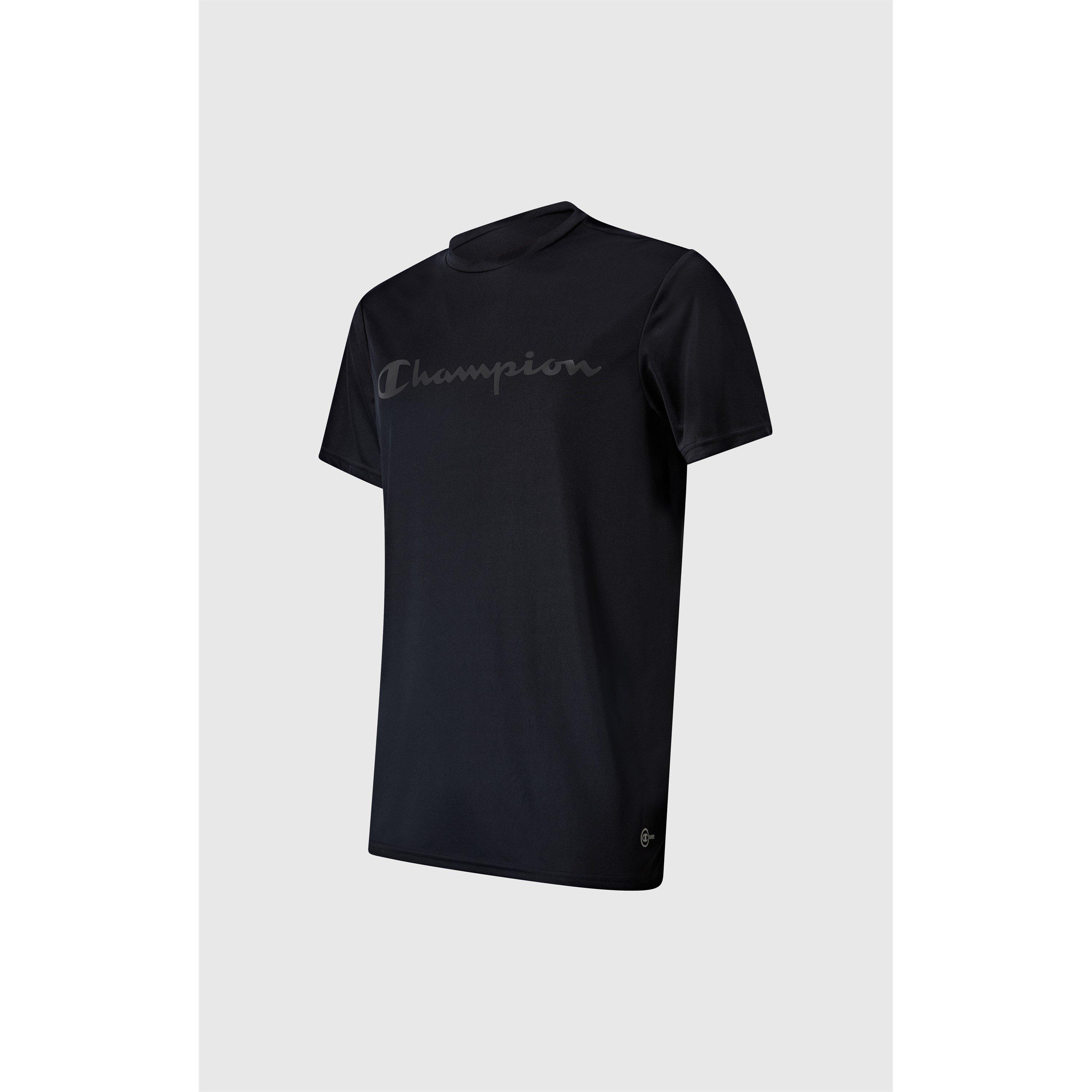 Noir - Champion - Men's Short Sleeve Performance Gym Top - 4