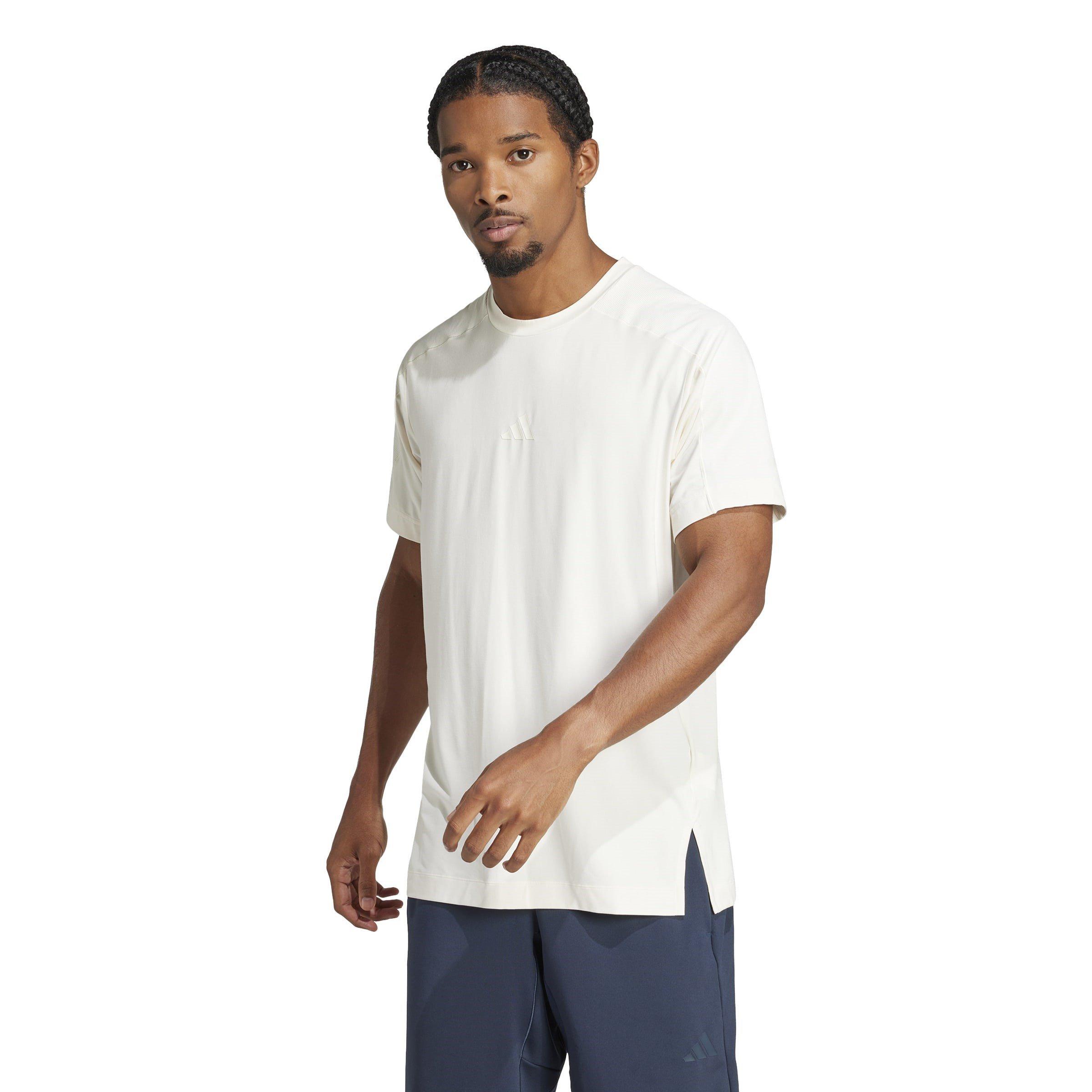 Chalk White - adidas - Puremotion Mens Performance T-Shirt - 2
